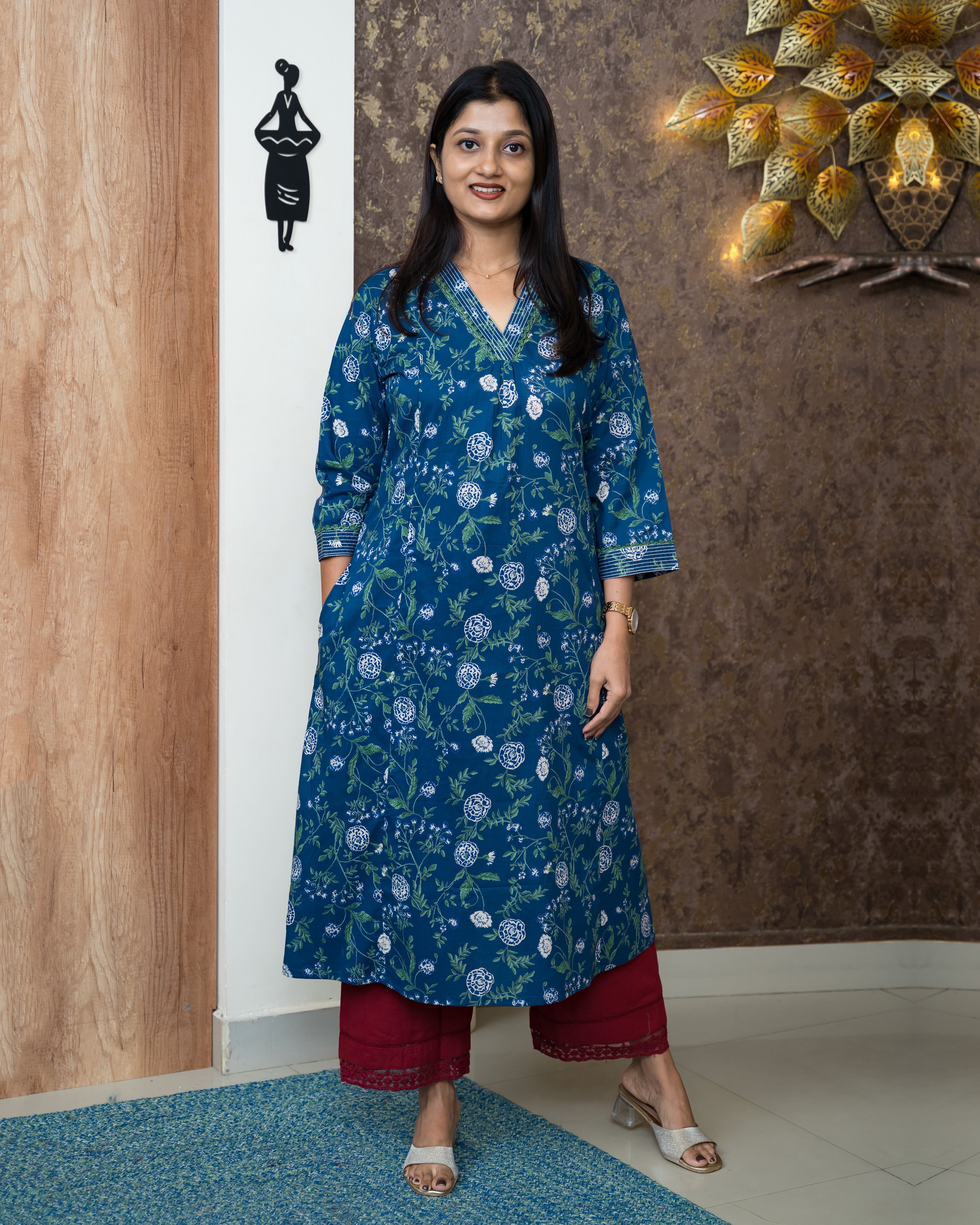 Load image into Gallery viewer, Cotton Kurti-6921
