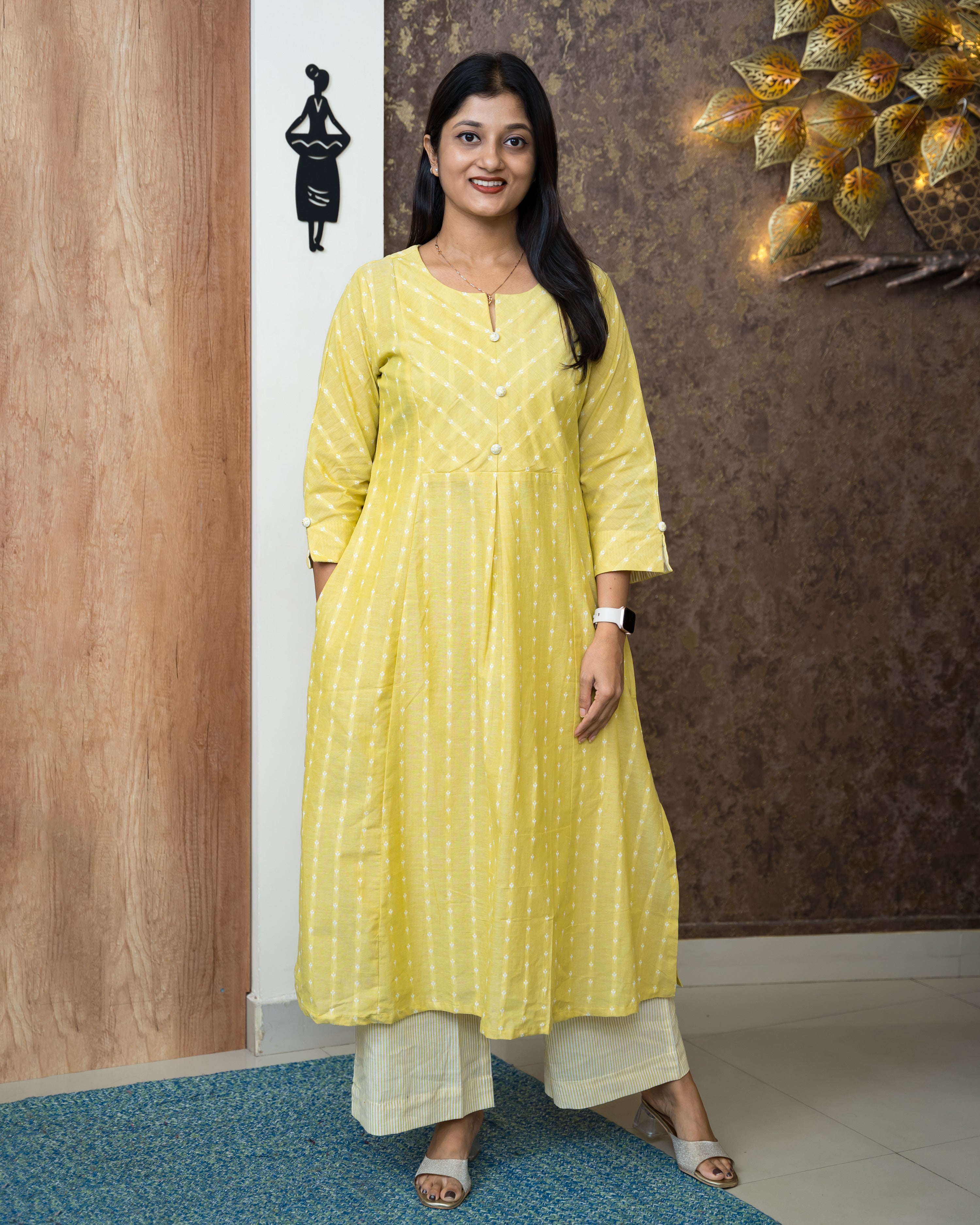 Load image into Gallery viewer, Cotton C0-Ord Set-6946
