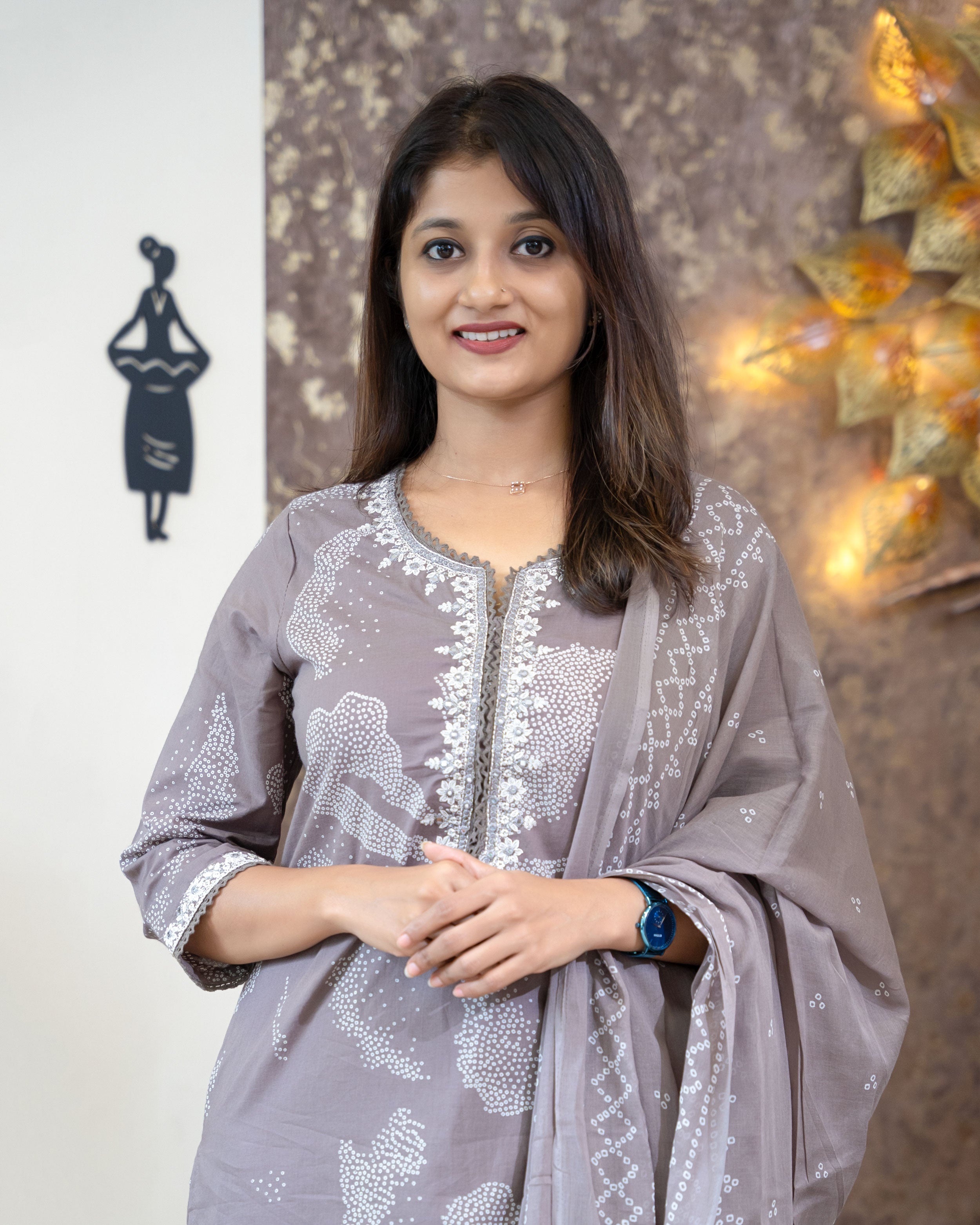 Load image into Gallery viewer, Cotton Kurti Set-2969
