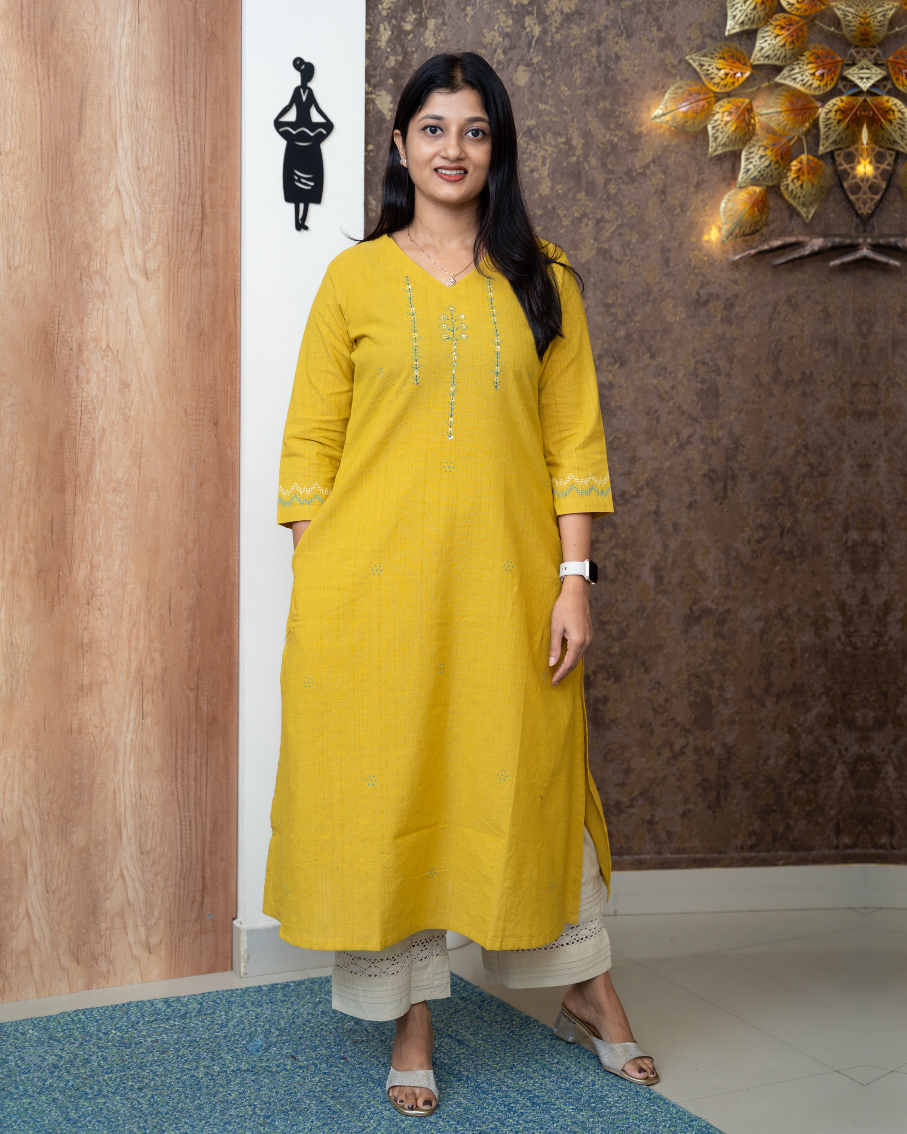 Load image into Gallery viewer, Cotton Kurti-6951
