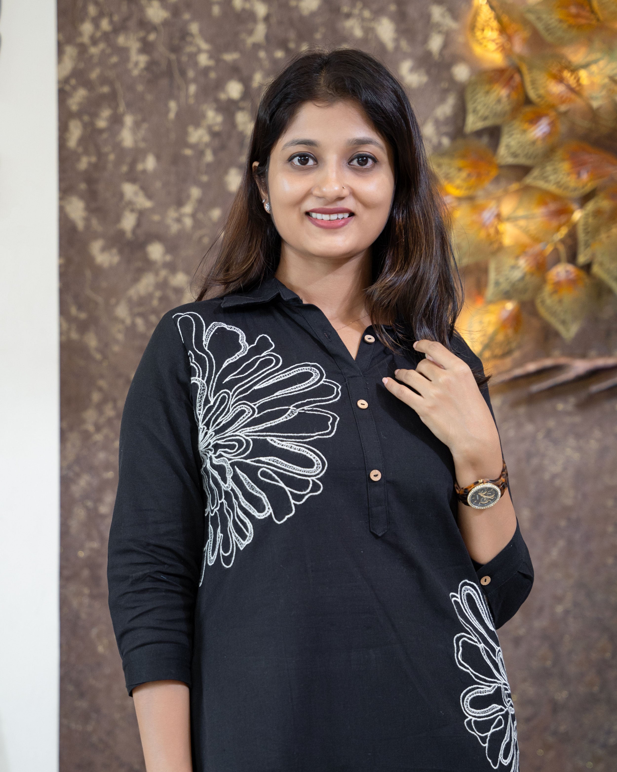 Load image into Gallery viewer, Pure Cotton Kurti Set-2977
