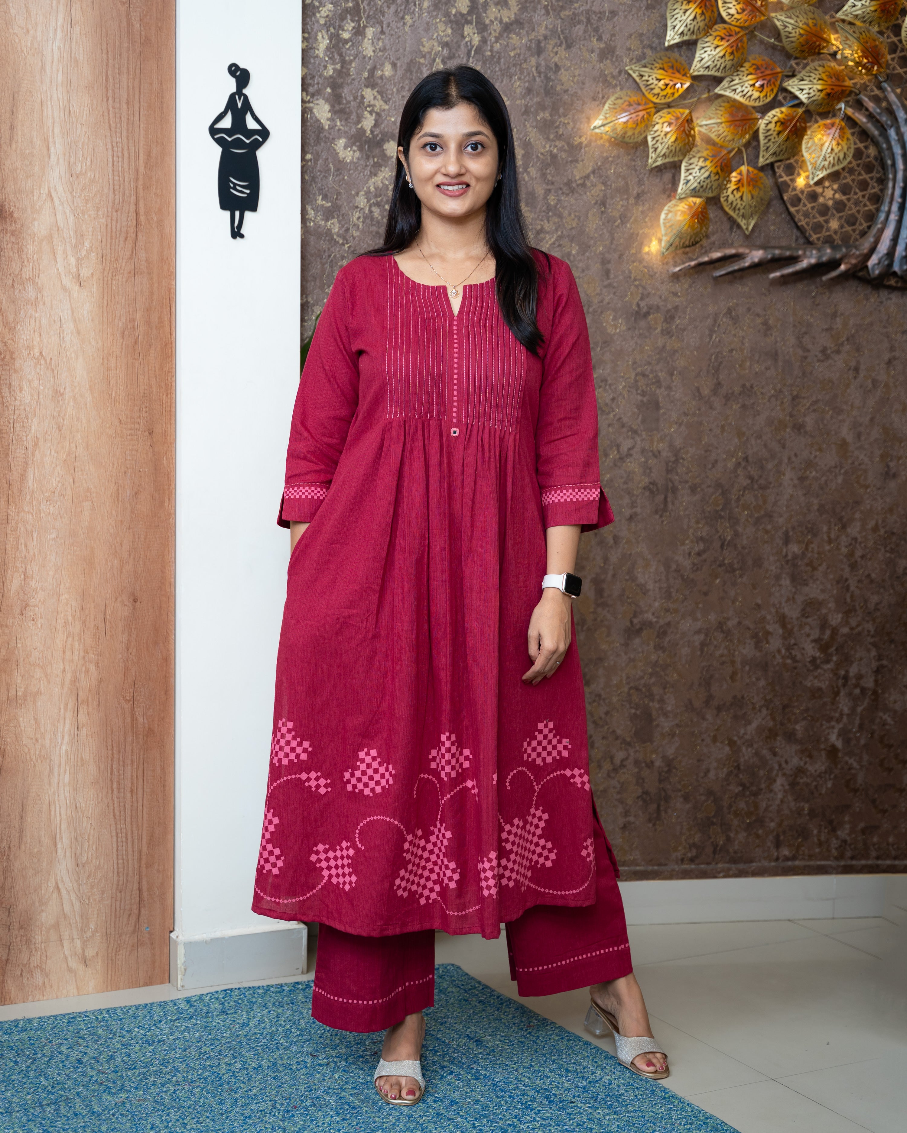 Load image into Gallery viewer, Cotton Co-Ord Set-6965

