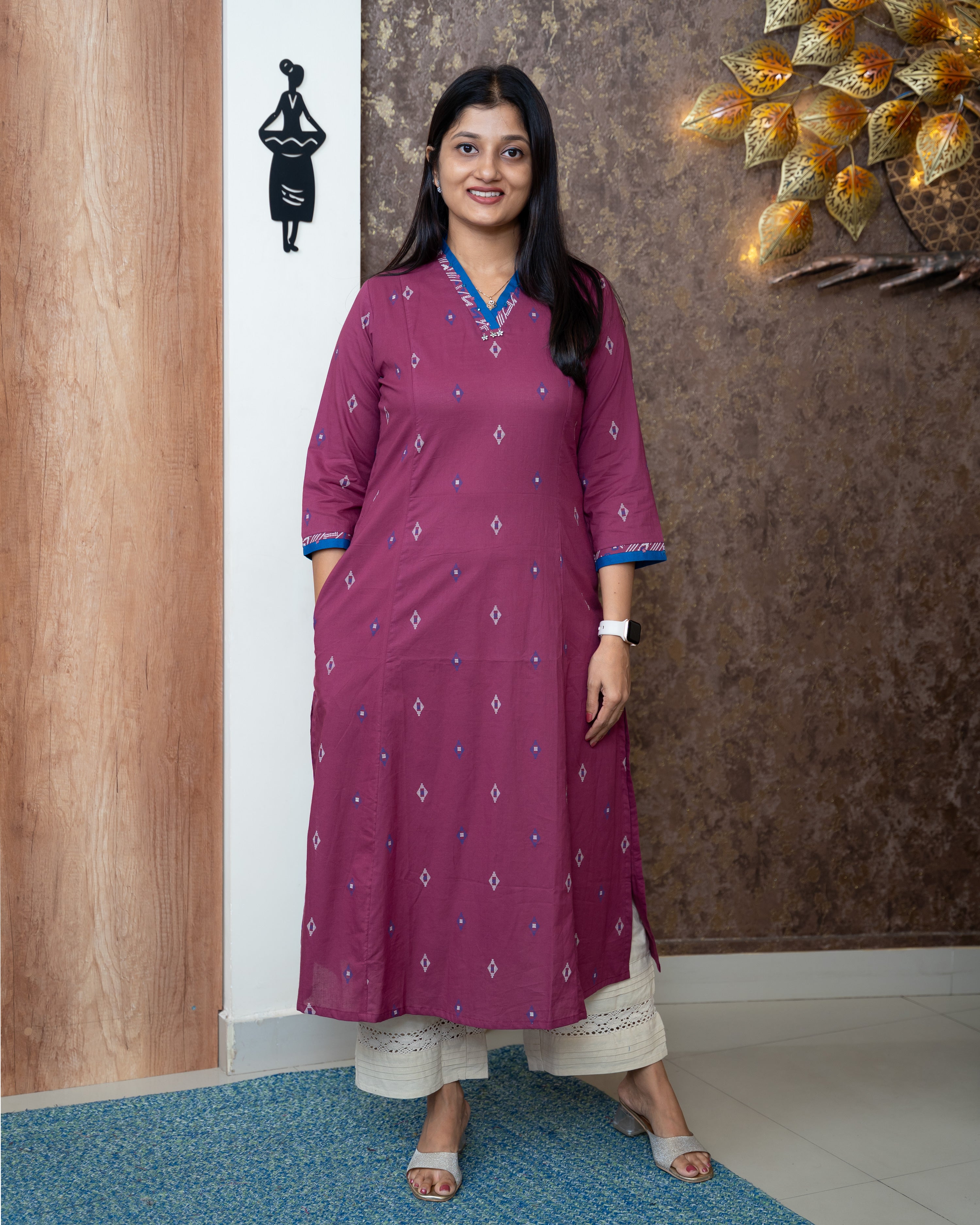 Load image into Gallery viewer, Cotton Kurti-6949
