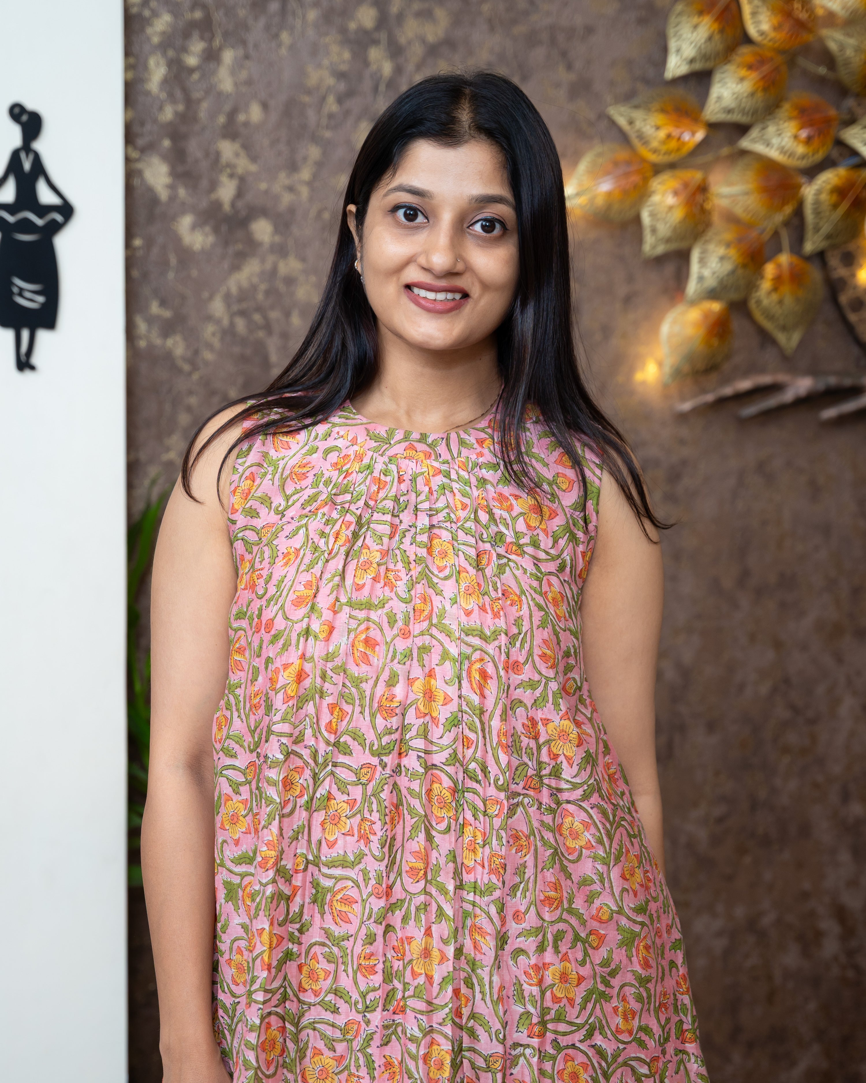 Load image into Gallery viewer, Mul Chanderi Designer Kurti(Pre-Order)-1006
