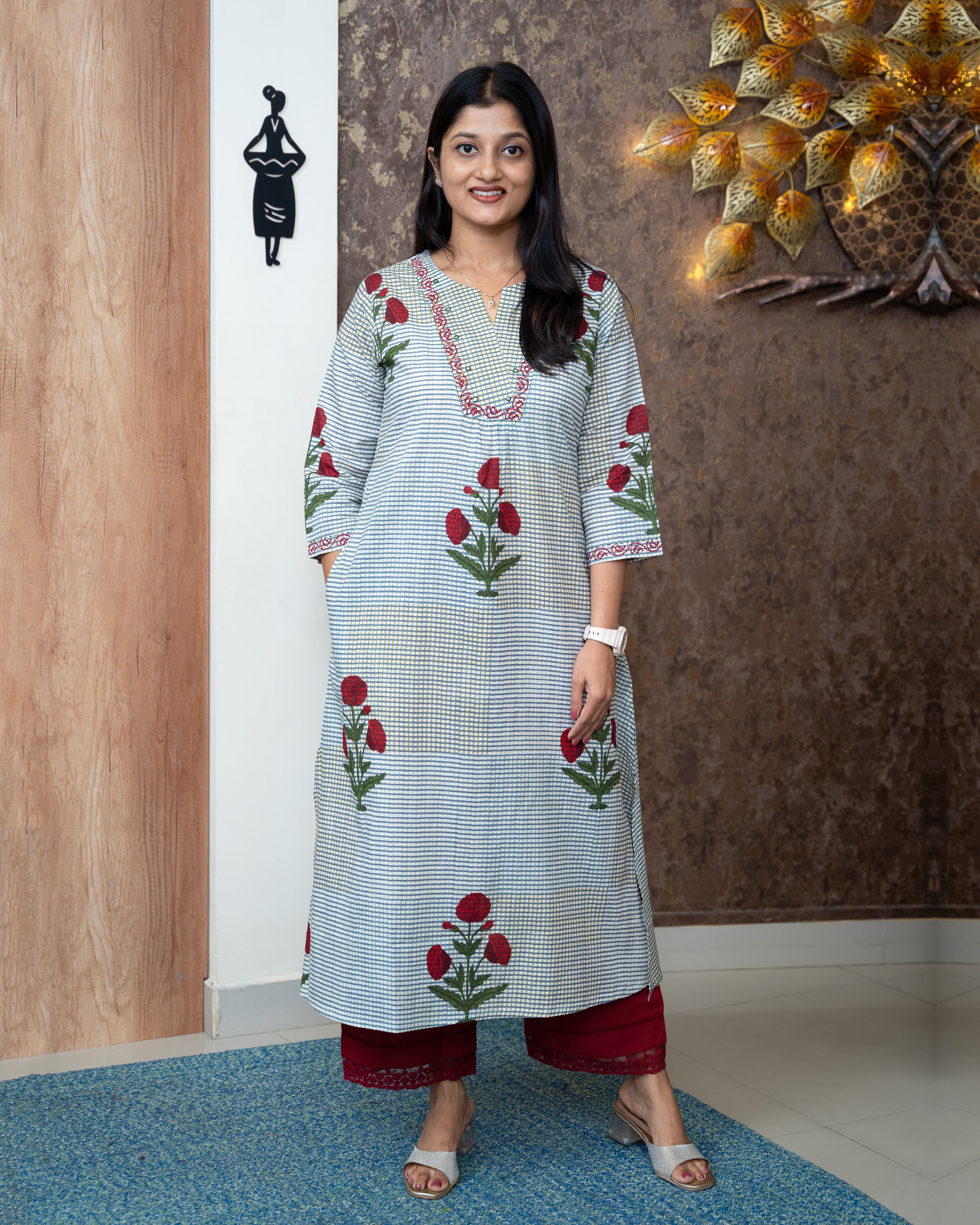 Load image into Gallery viewer, Cotton Kurti-6999
