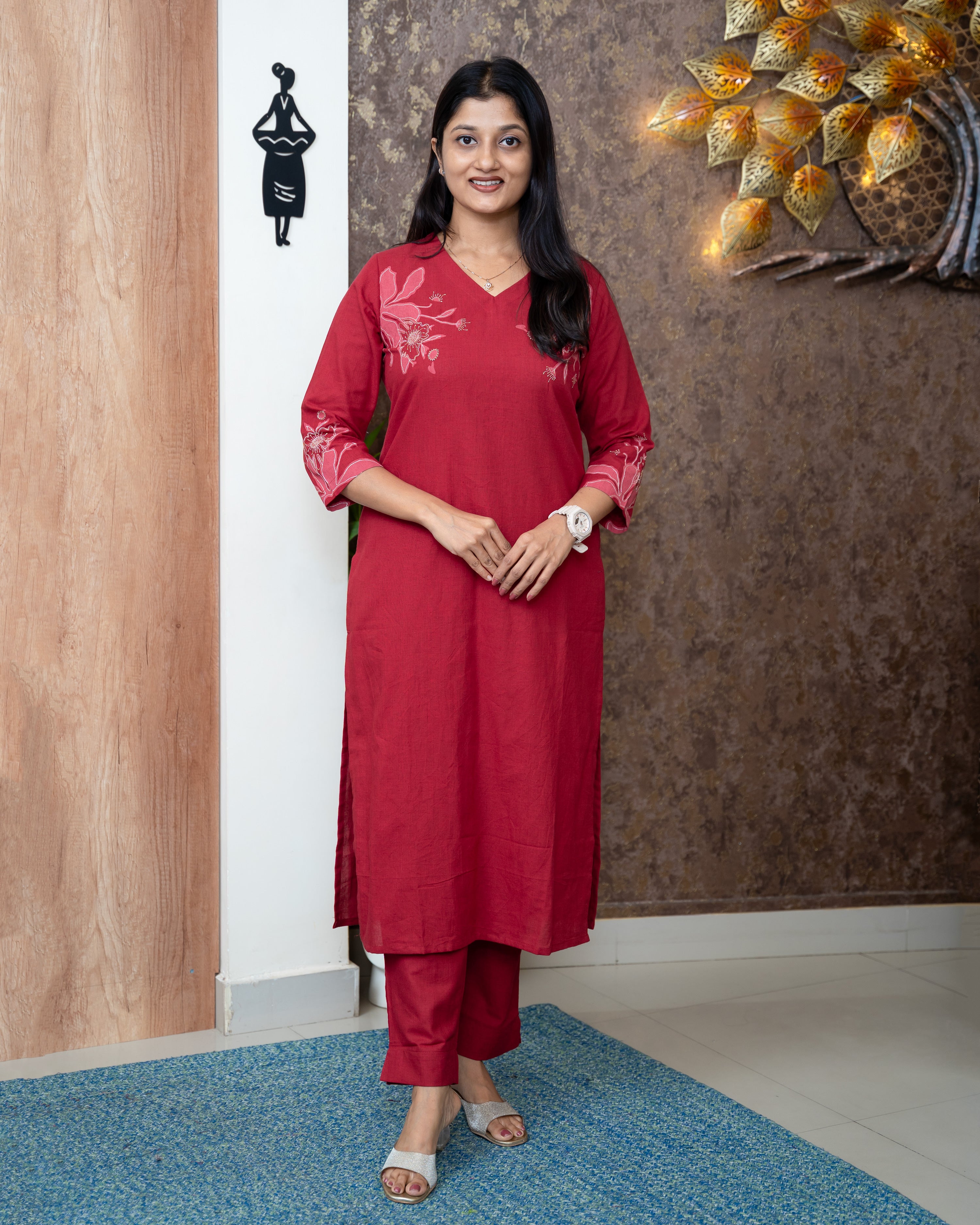Load image into Gallery viewer, Cotton Co-Ord Set-7002
