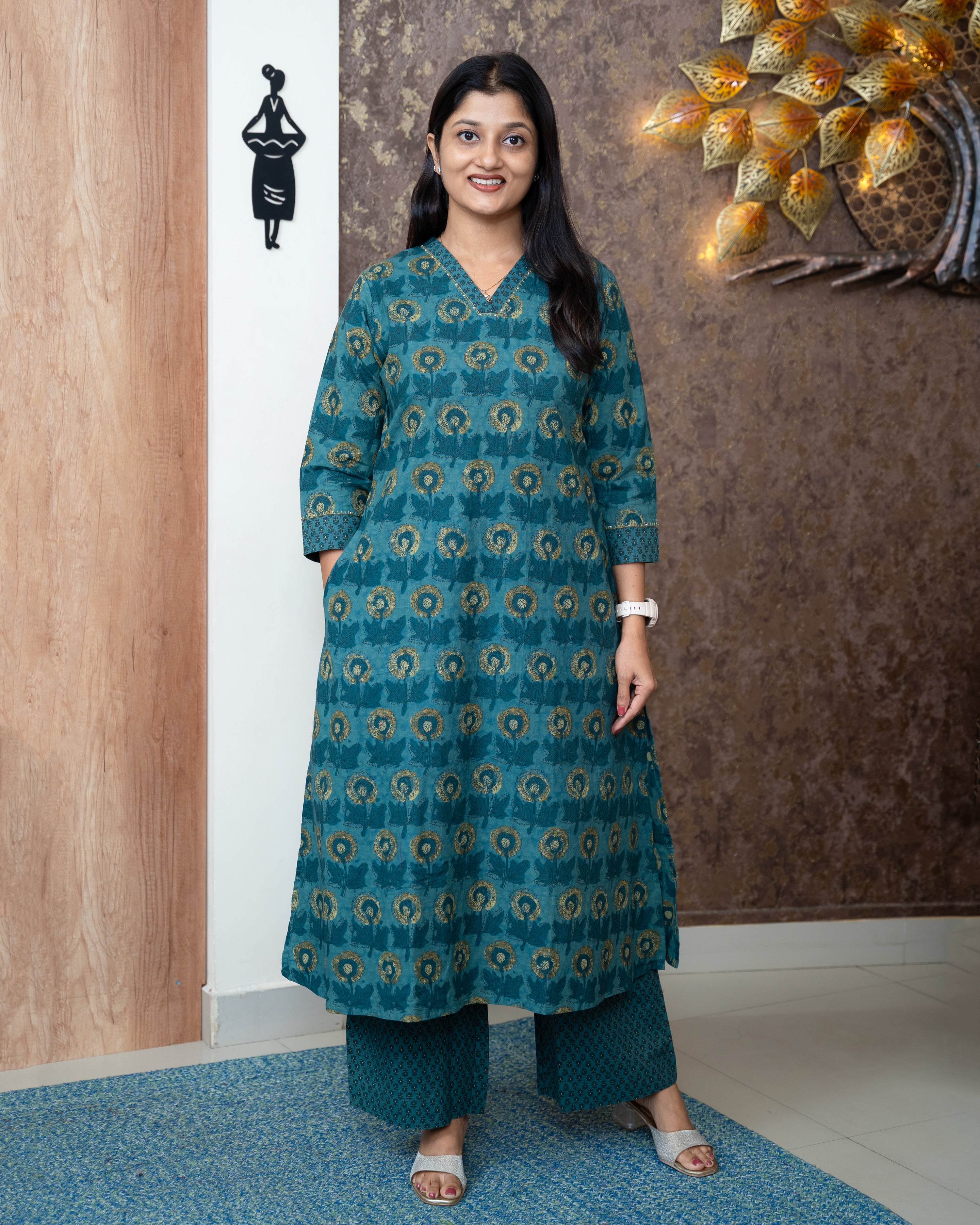 Load image into Gallery viewer, Cotton Co-Ord Set-7005
