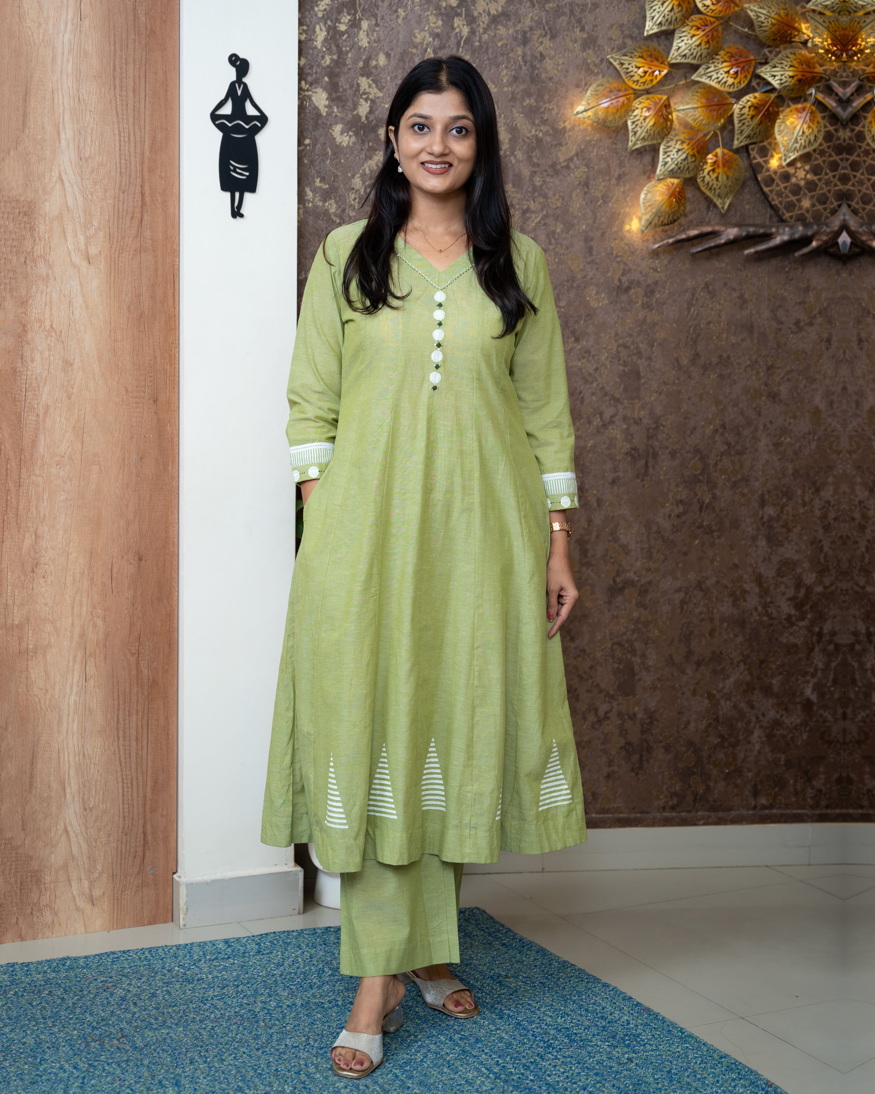 Load image into Gallery viewer, Cotton Co-Ord Set-703
