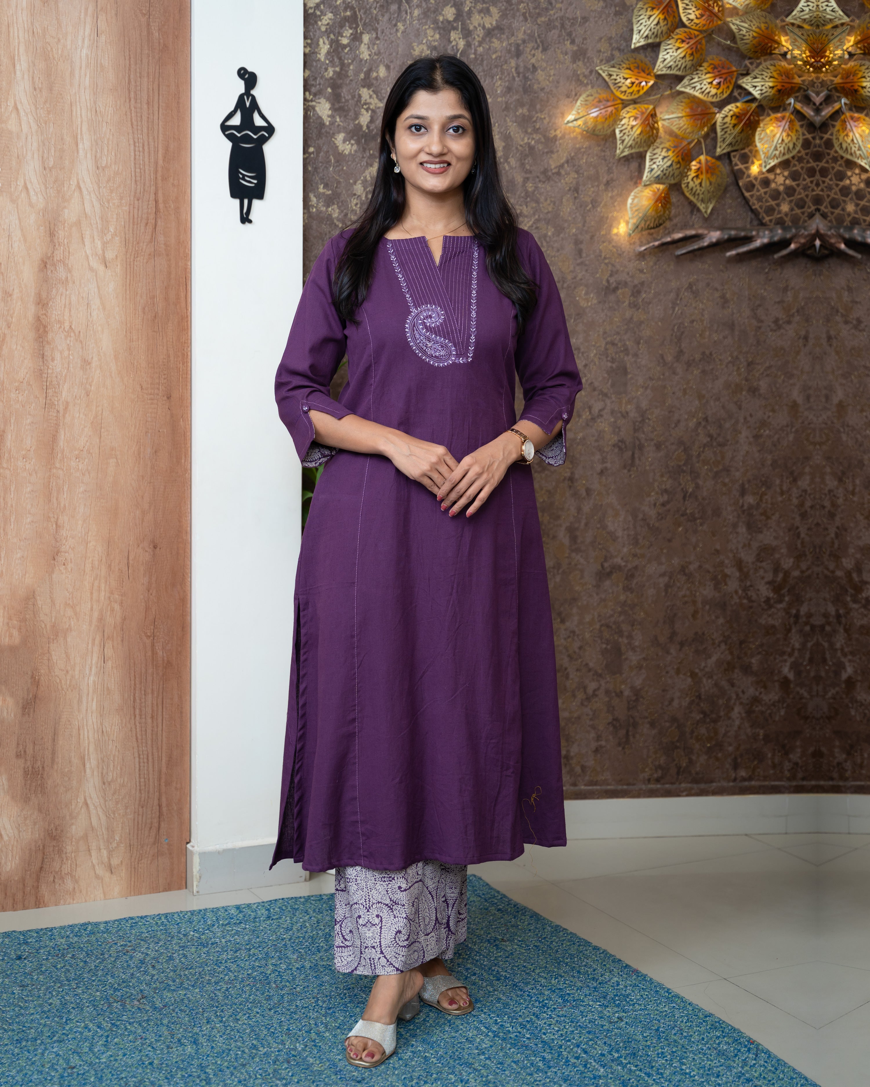 Load image into Gallery viewer, Cotton Co-Ord Set-7038
