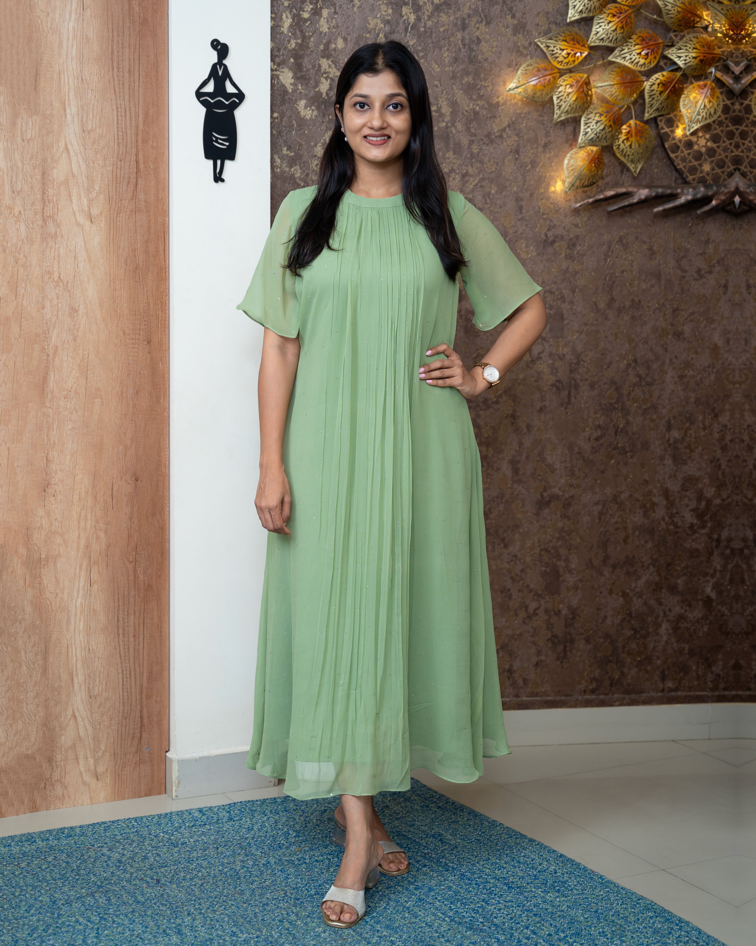 Load image into Gallery viewer, Viscose Georgette Designer Kurti(Pre-Order)-926
