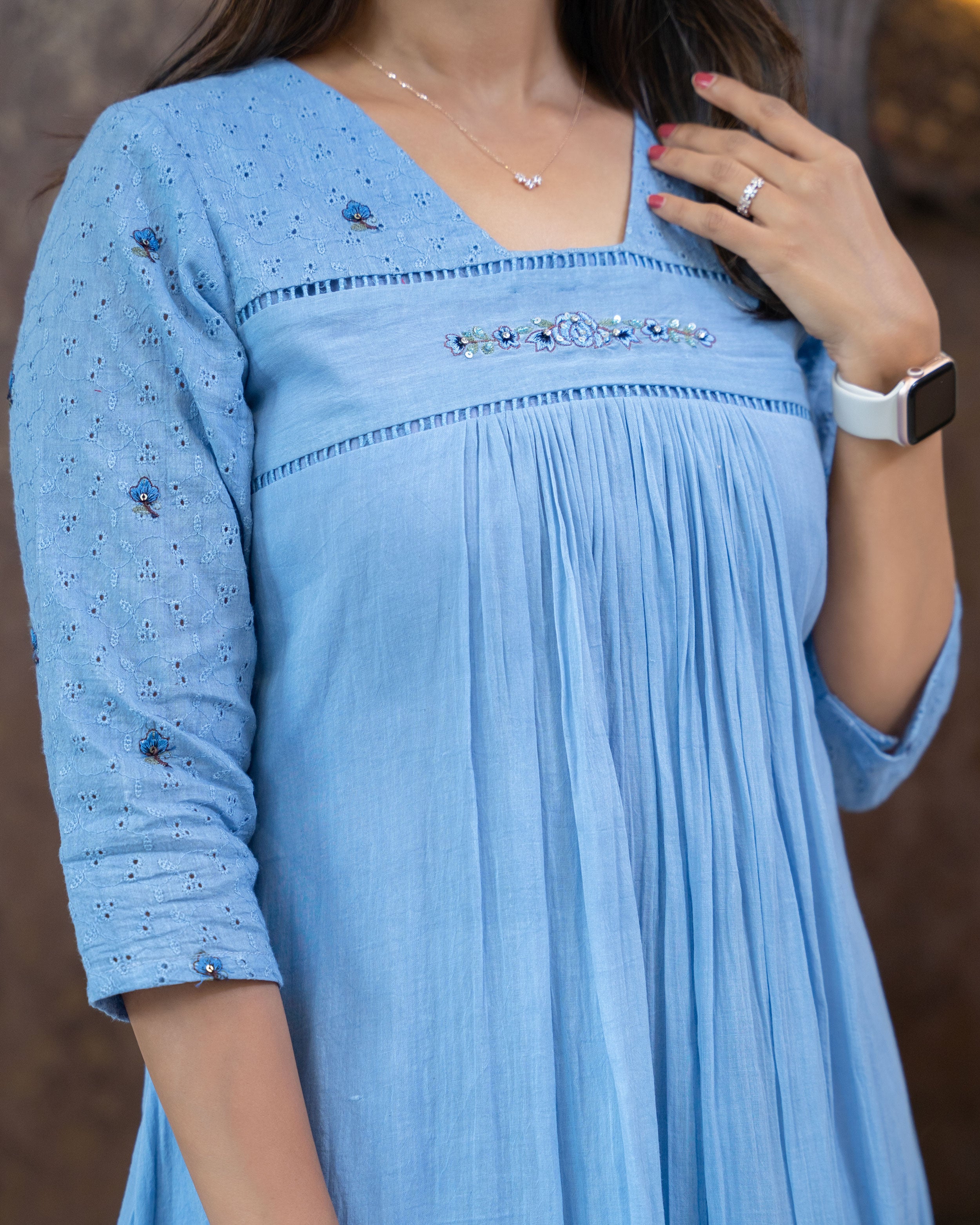 Load image into Gallery viewer, Mul Cotton Designer Kurti(Pre Order)-3026
