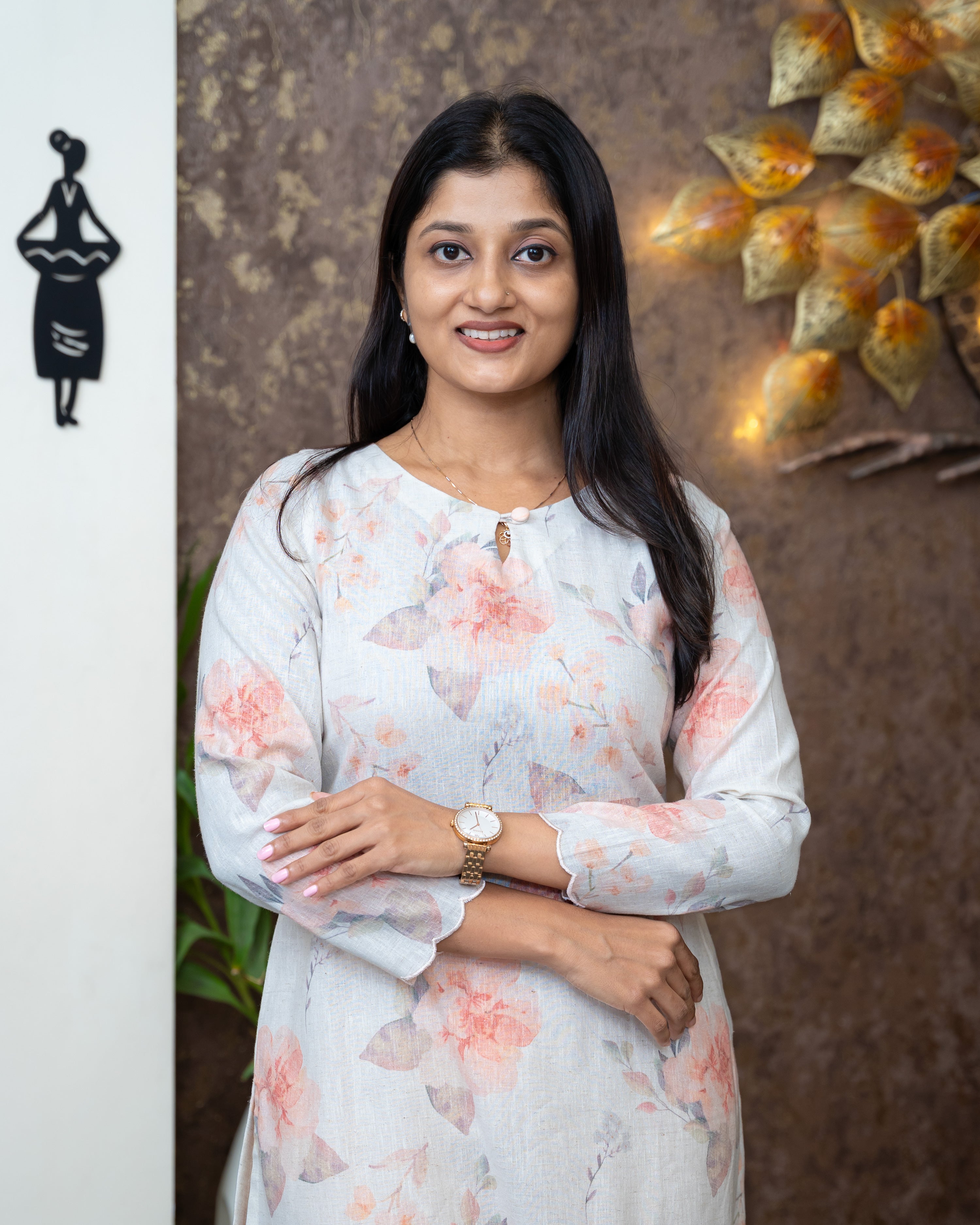 Load image into Gallery viewer, Linen Cotton Designer Kurti(Pre-Order)-907
