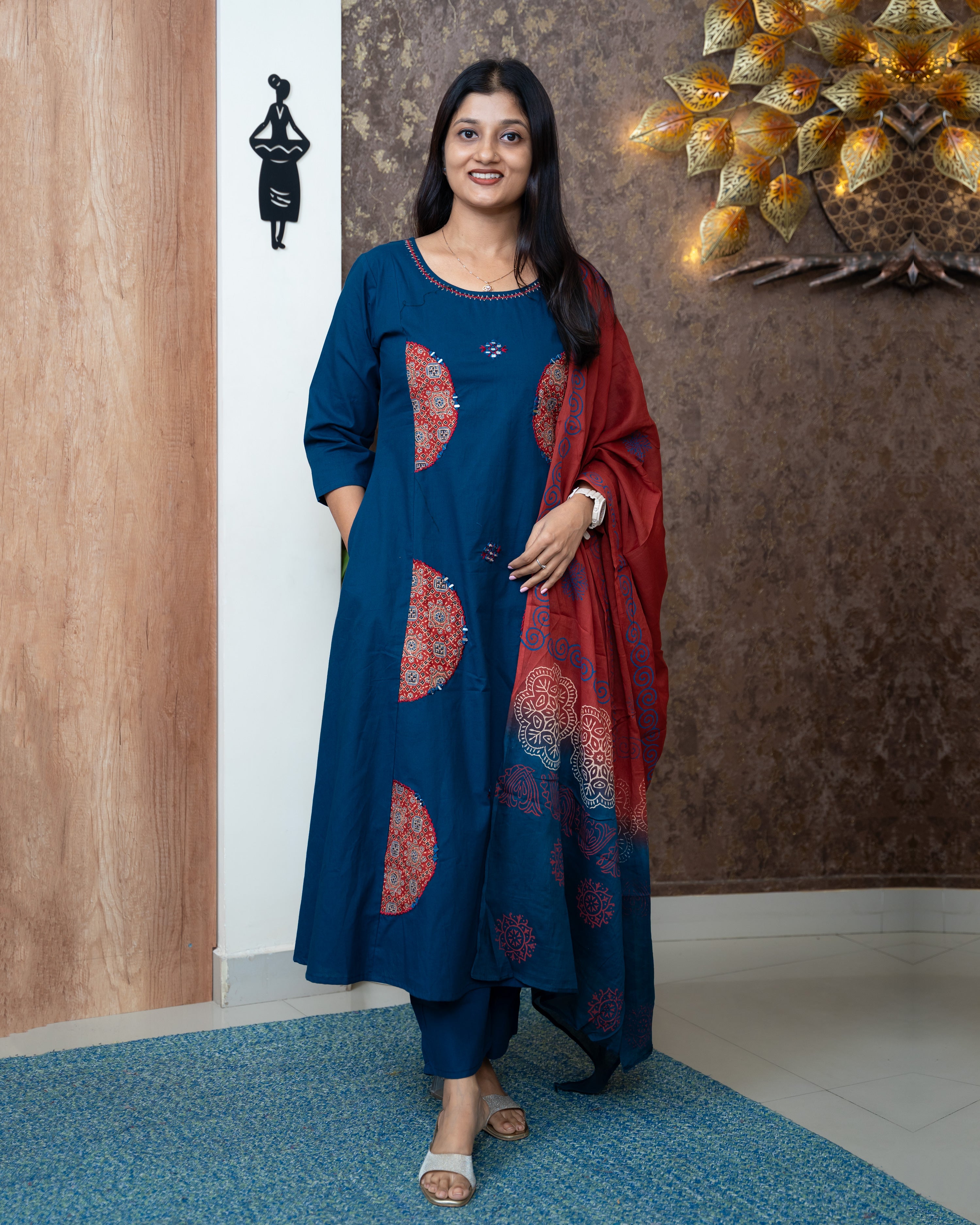 Load image into Gallery viewer, Cotton Suit-7091
