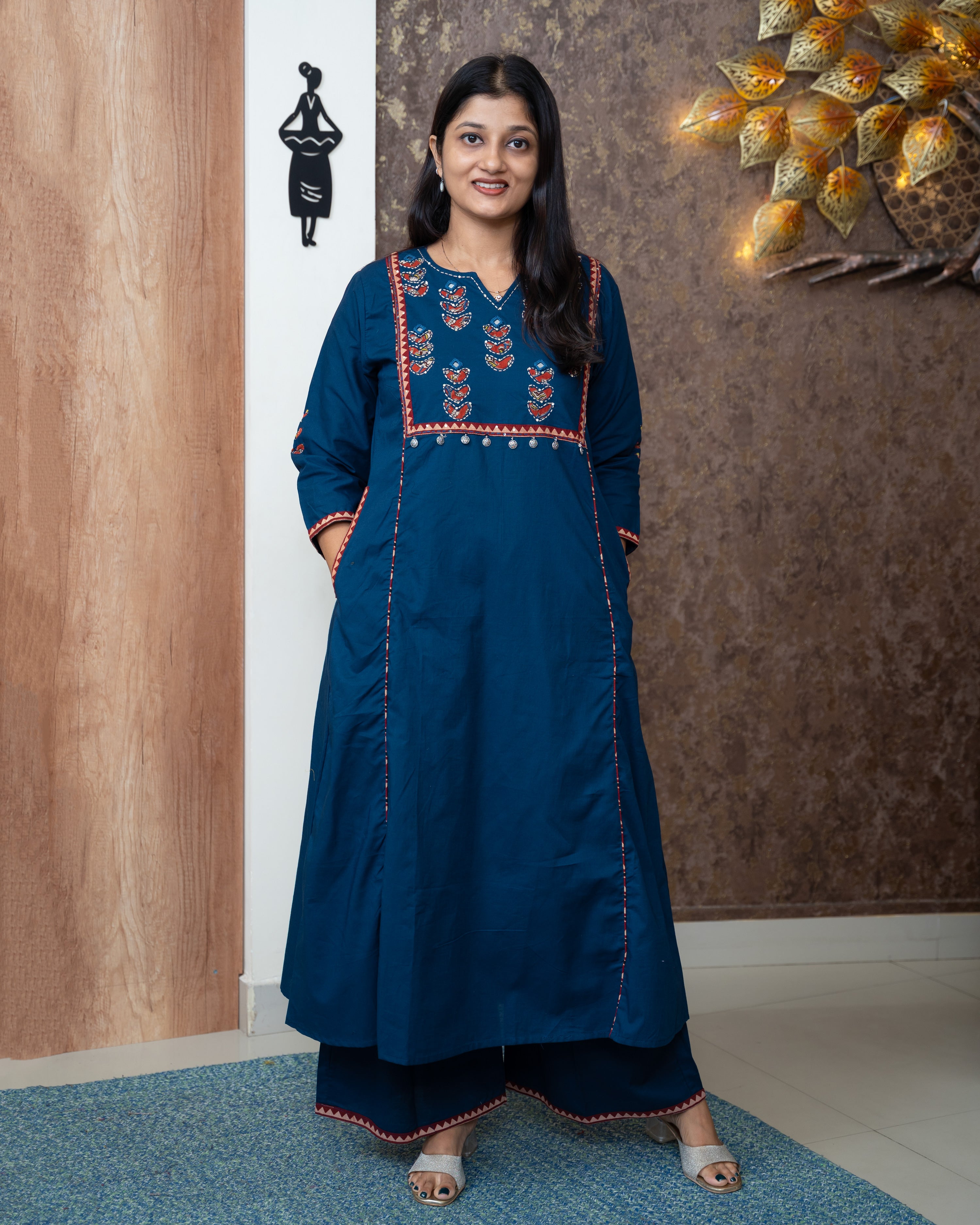 Load image into Gallery viewer, Cotton Co-Ord Set-7092
