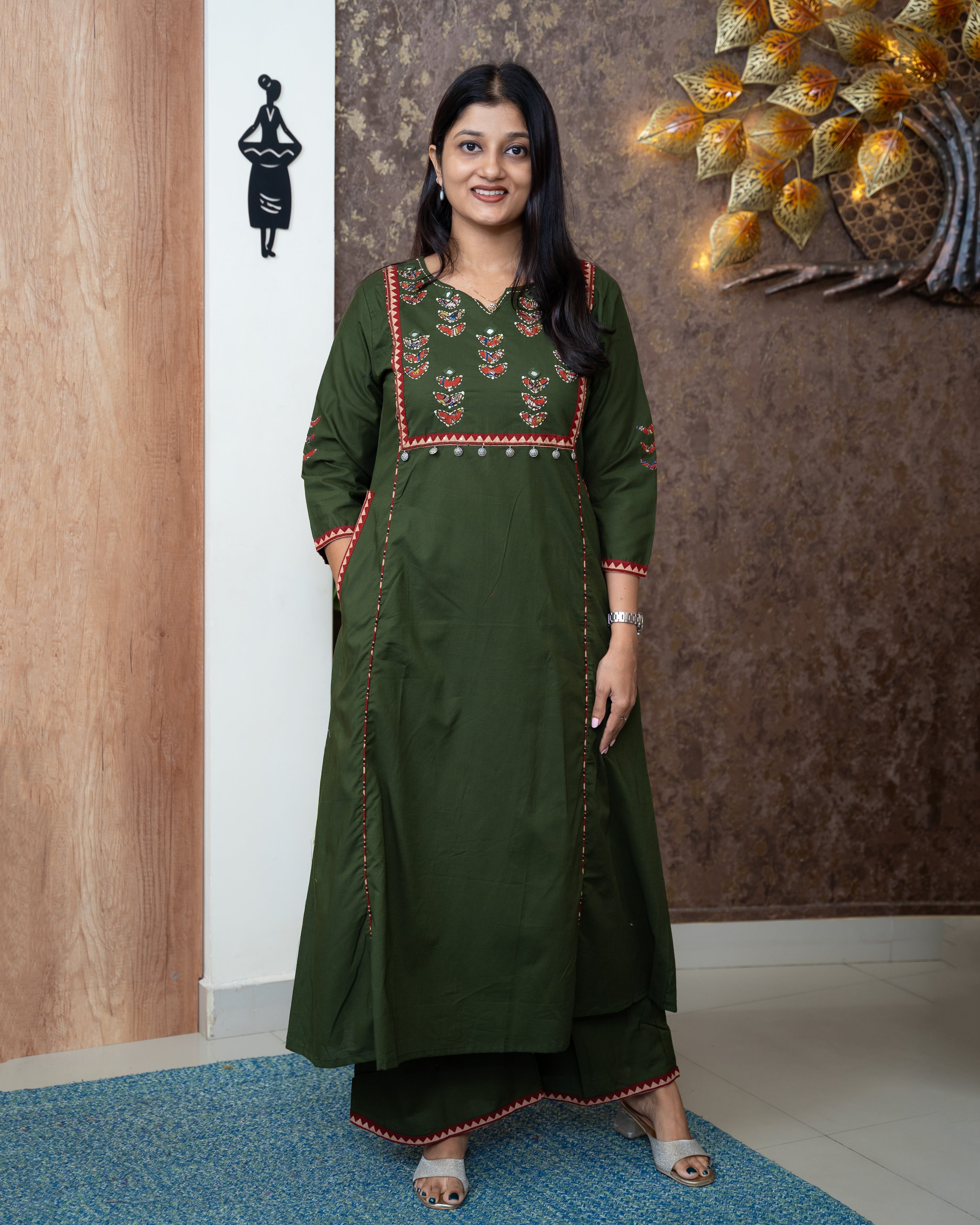 Load image into Gallery viewer, Cotton Co-Ord Set-7092
