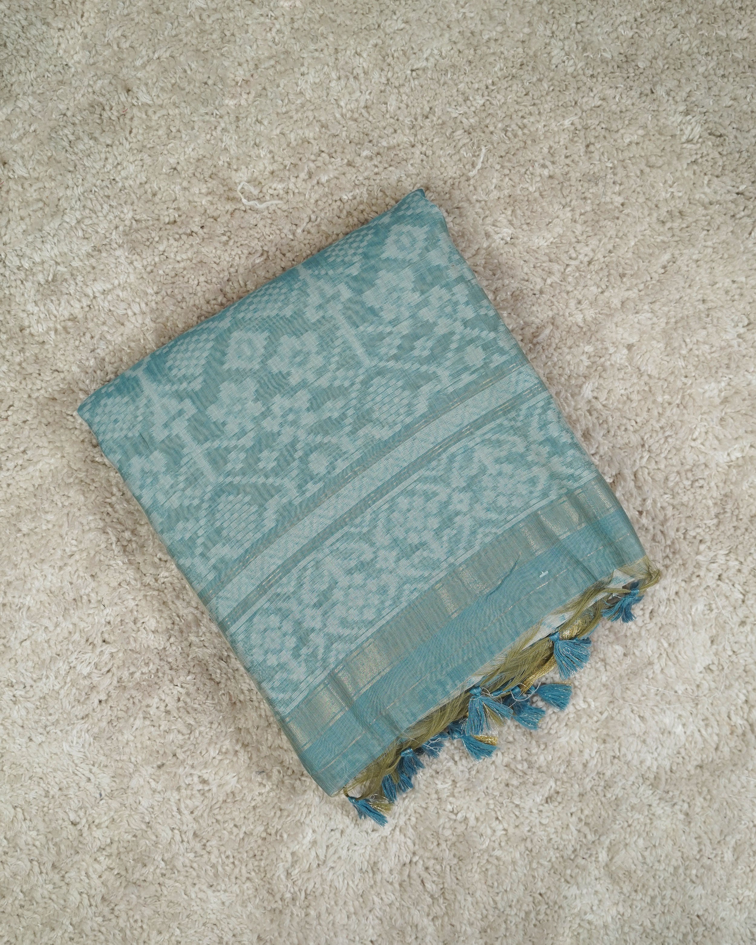 Load image into Gallery viewer, Chanderi Cotton Saree-2539
