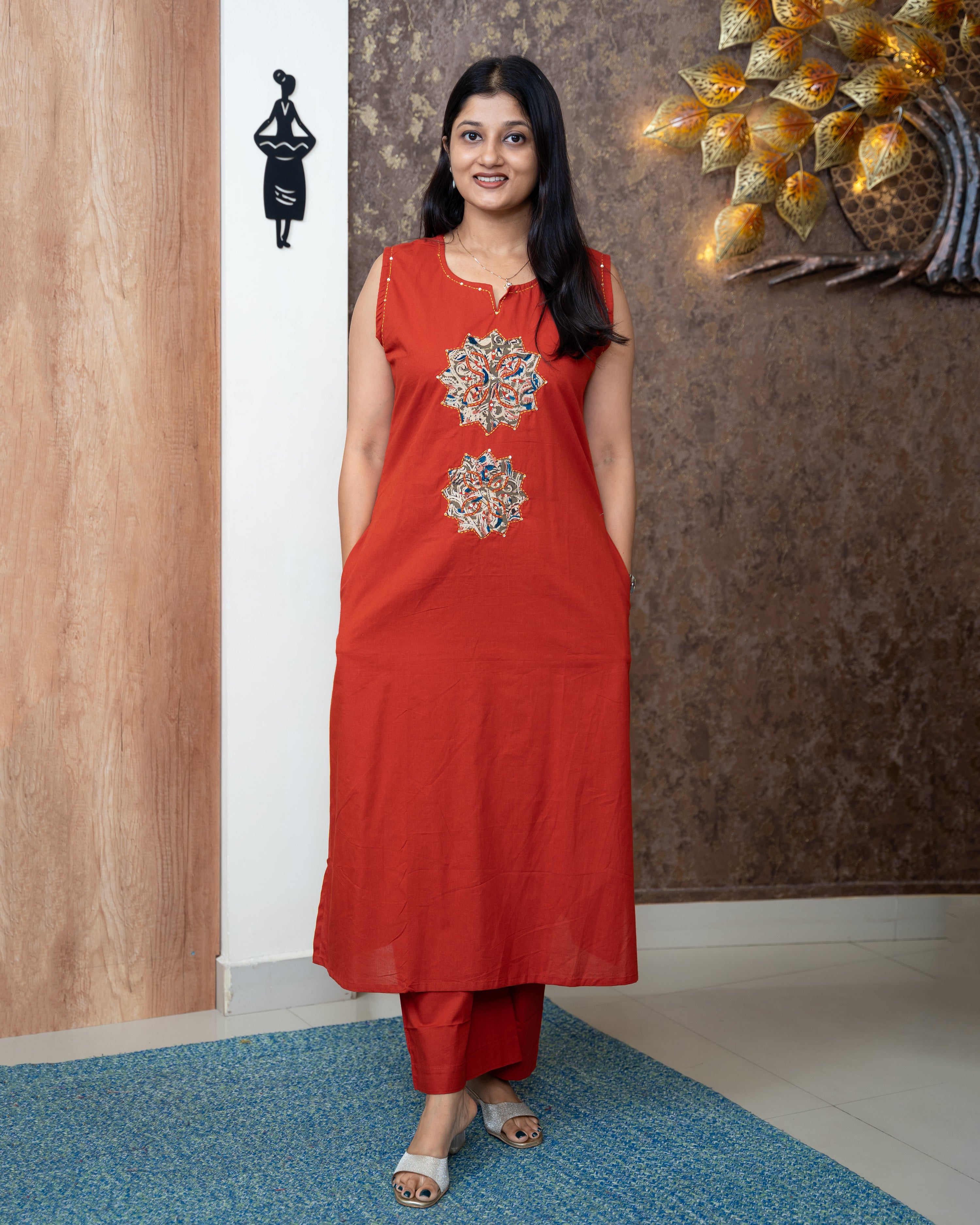 Load image into Gallery viewer, Cotton Co-Ord Set-7093
