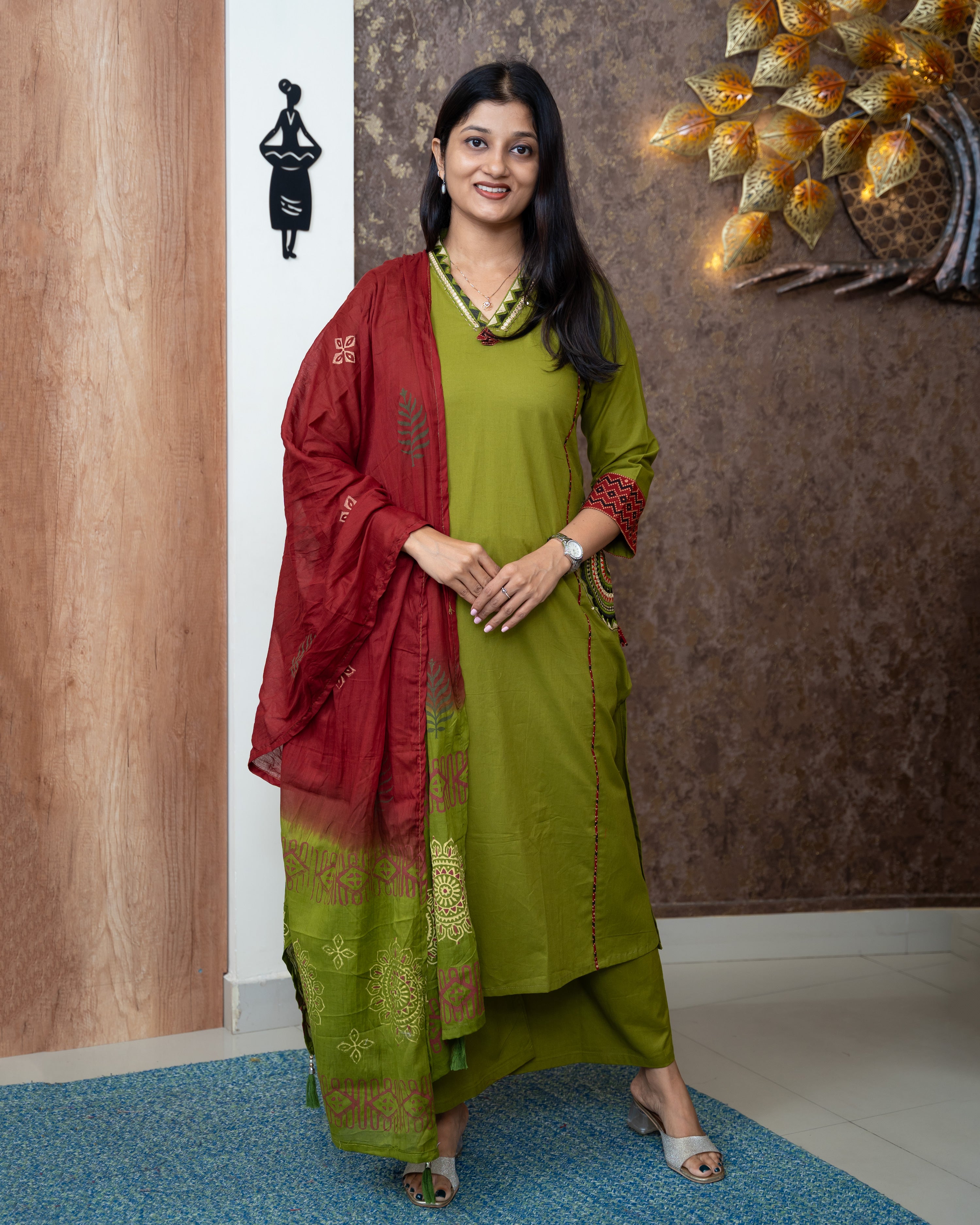 Load image into Gallery viewer, Cotton Suit-7098
