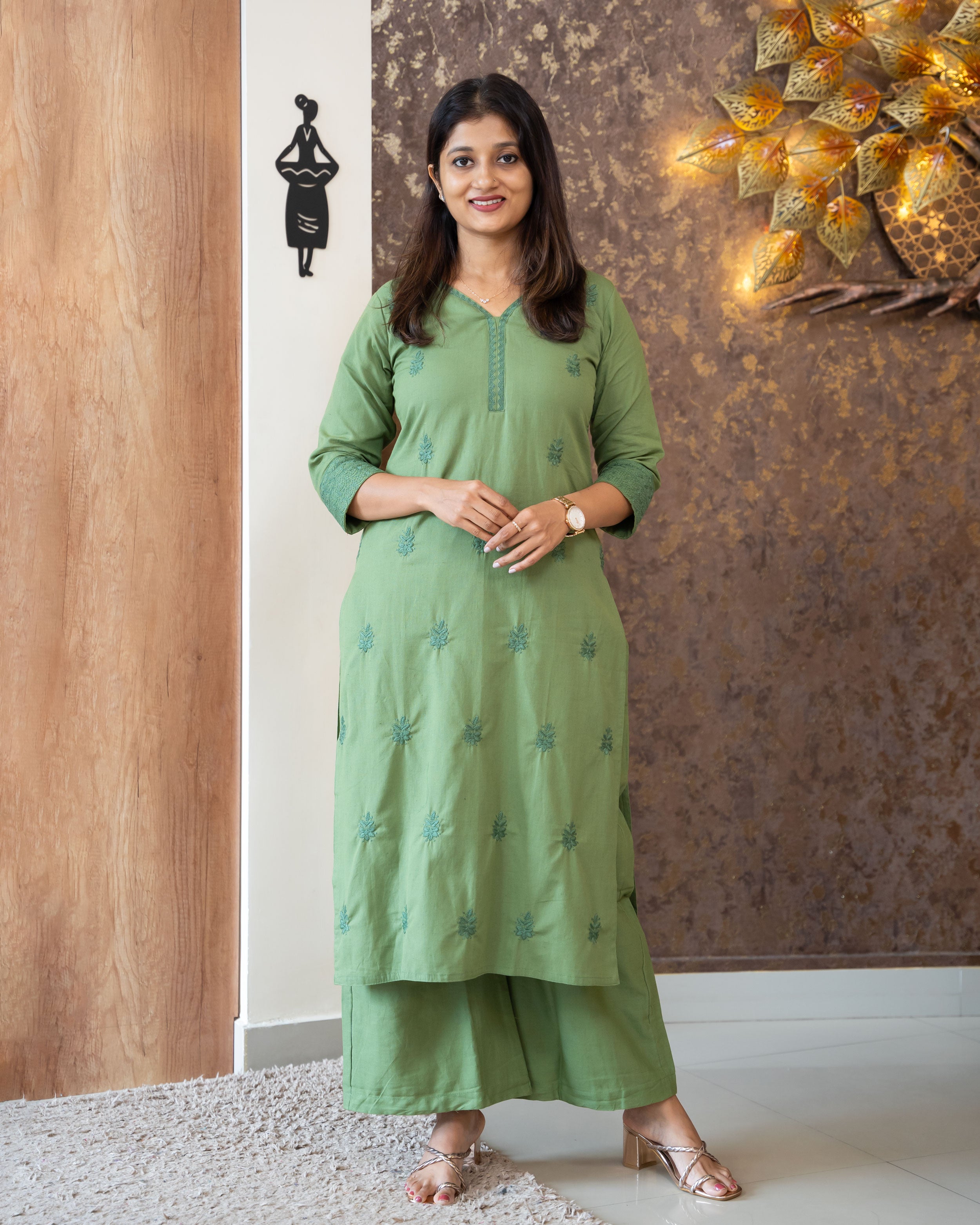 Load image into Gallery viewer, Pure Cotton Co-Ord Set-3057

