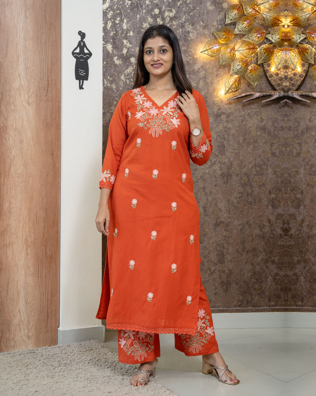 Pure Cotton Co-Ord Set-3056