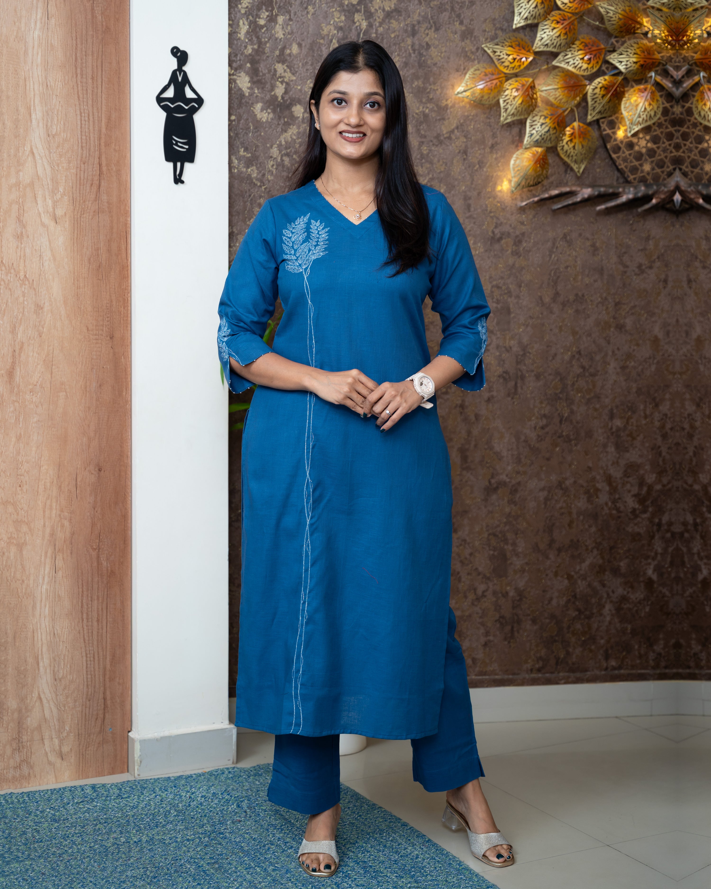 Load image into Gallery viewer, Cotton Co-Ord Set-7152
