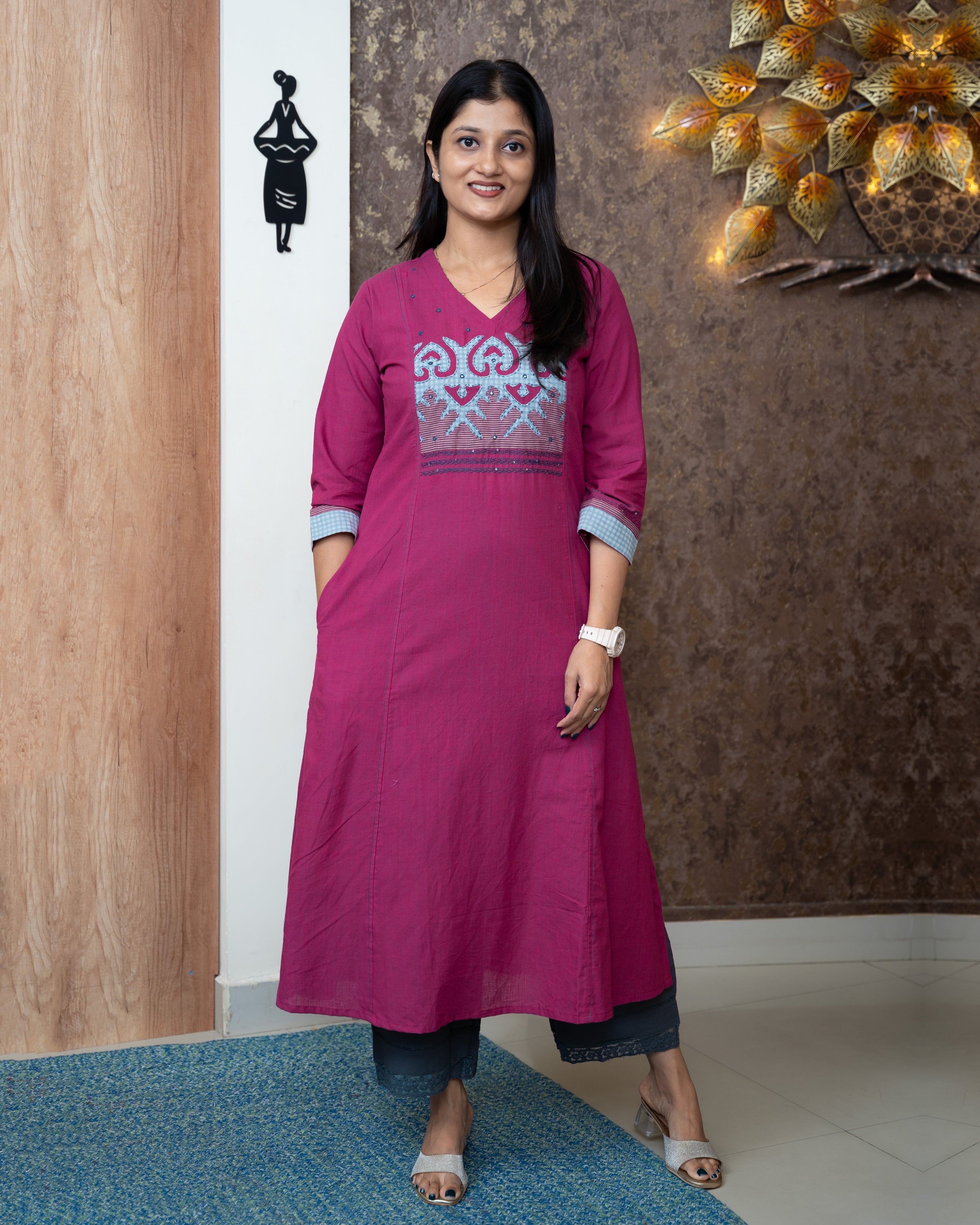 Load image into Gallery viewer, Cotton Kurti-7157
