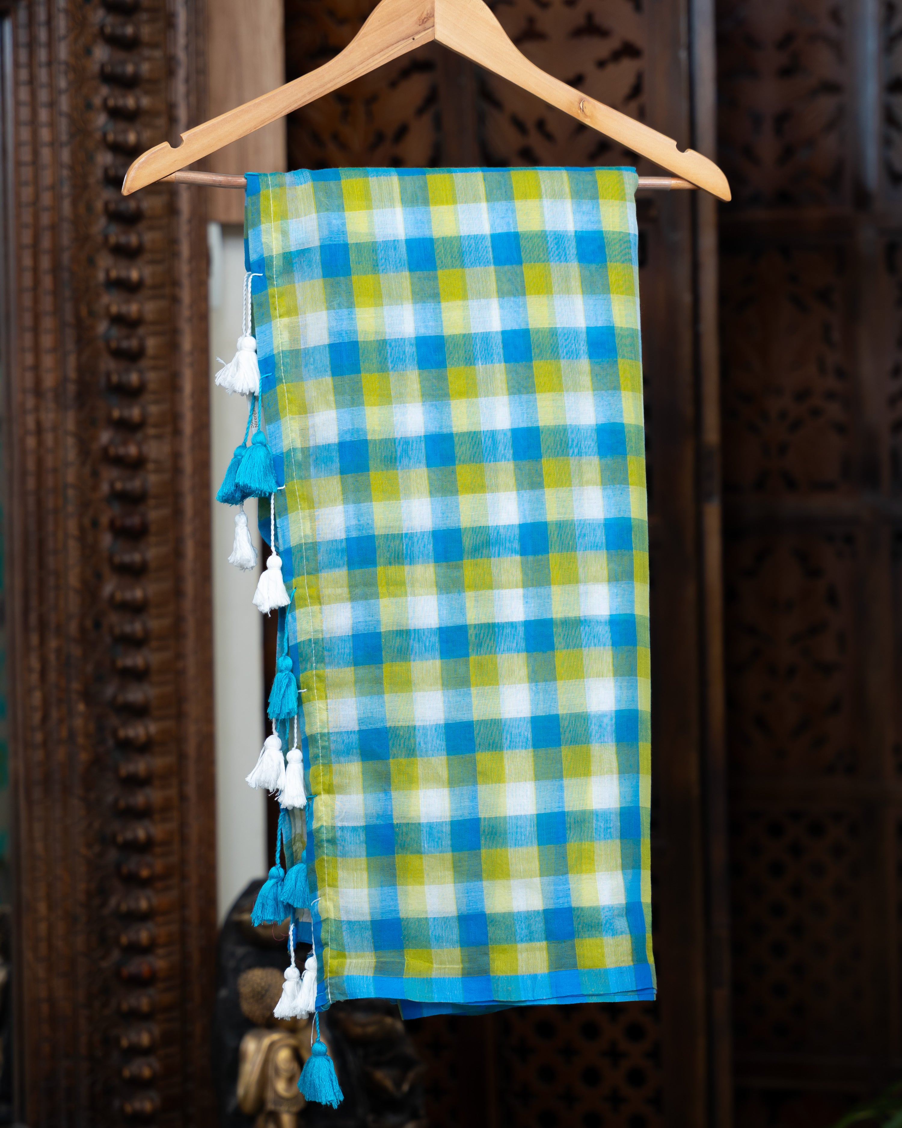 Load image into Gallery viewer, Mul Cotton Saree- 7114
