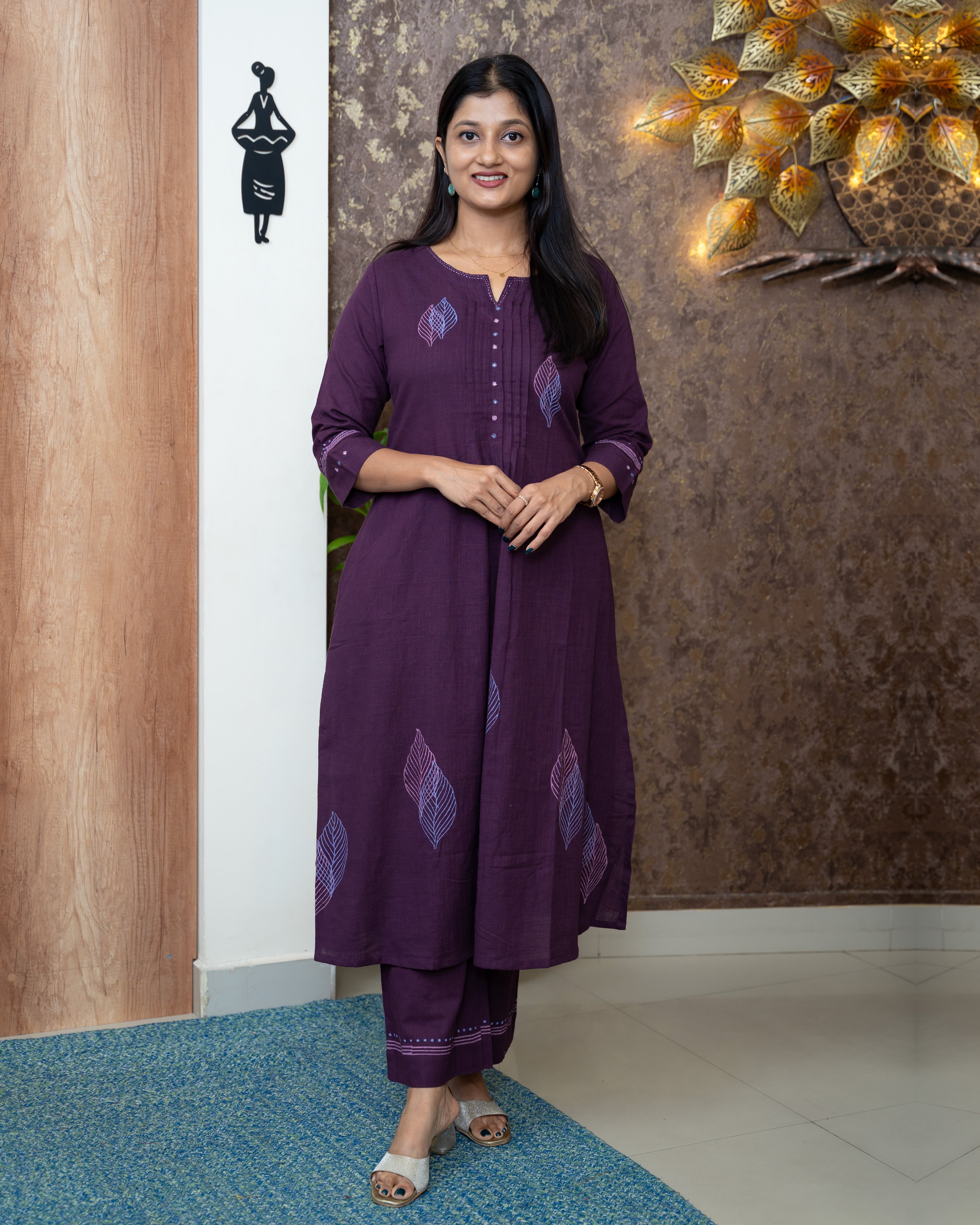 Load image into Gallery viewer, Cotton Co-Ord Set-7185
