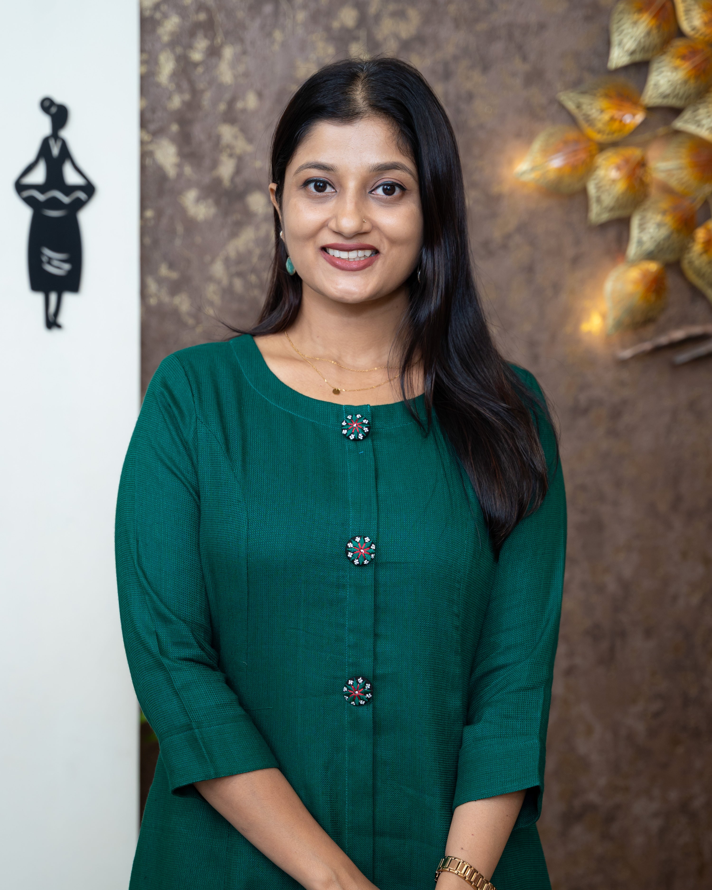 Load image into Gallery viewer, Jute Cotton Kurti-7186

