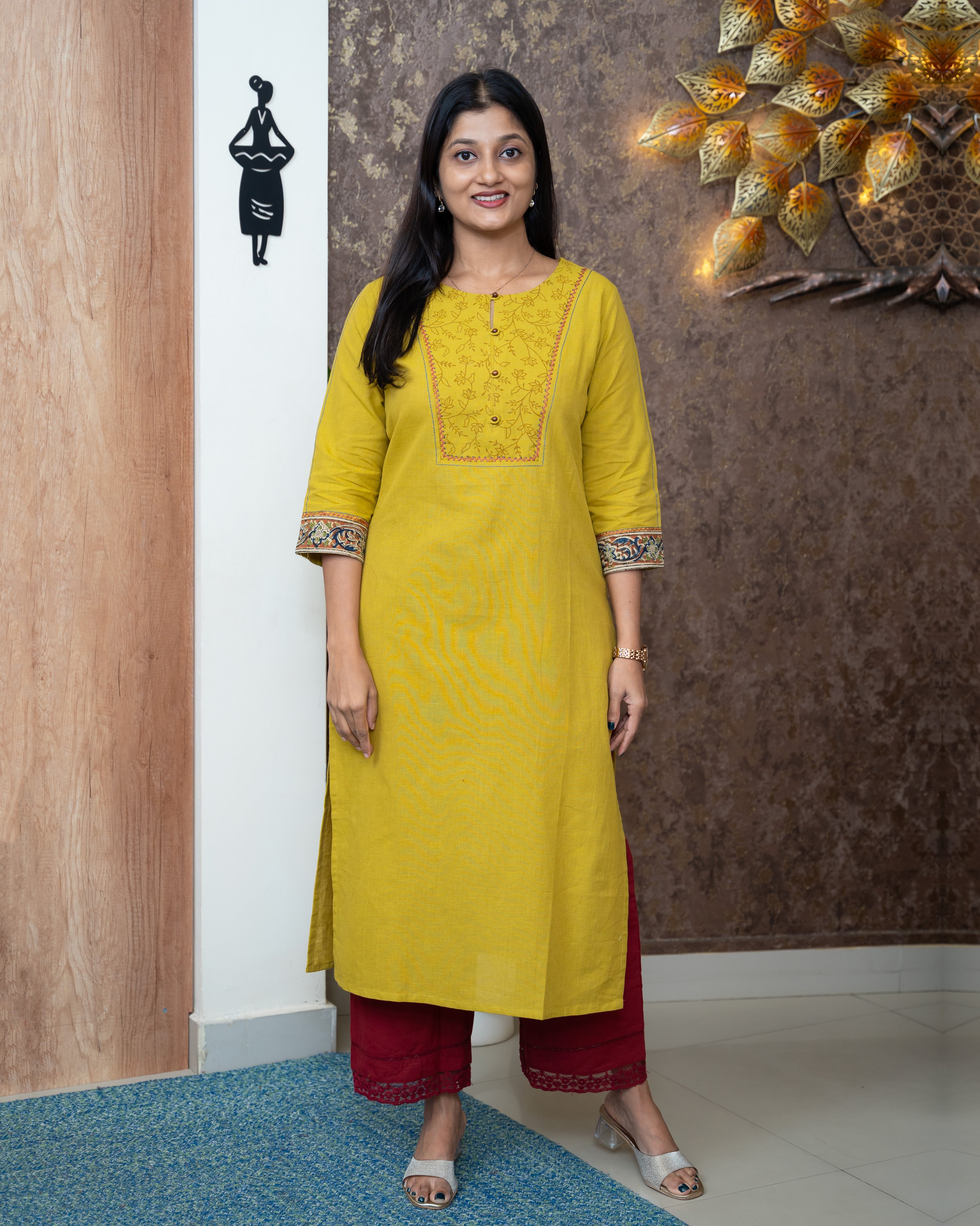 Load image into Gallery viewer, Cotton Kurti-7191
