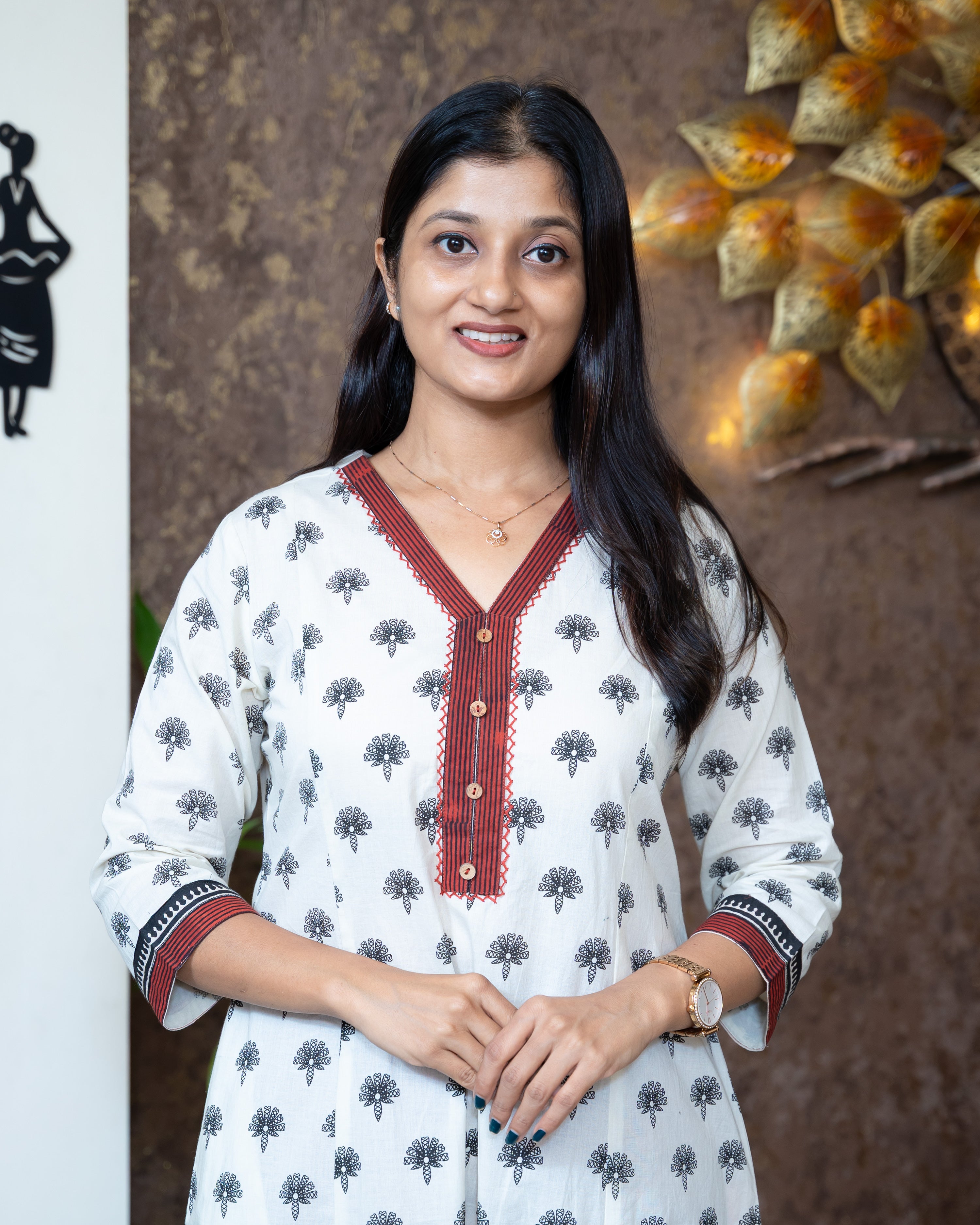 Load image into Gallery viewer, Cotton Kurti-7199

