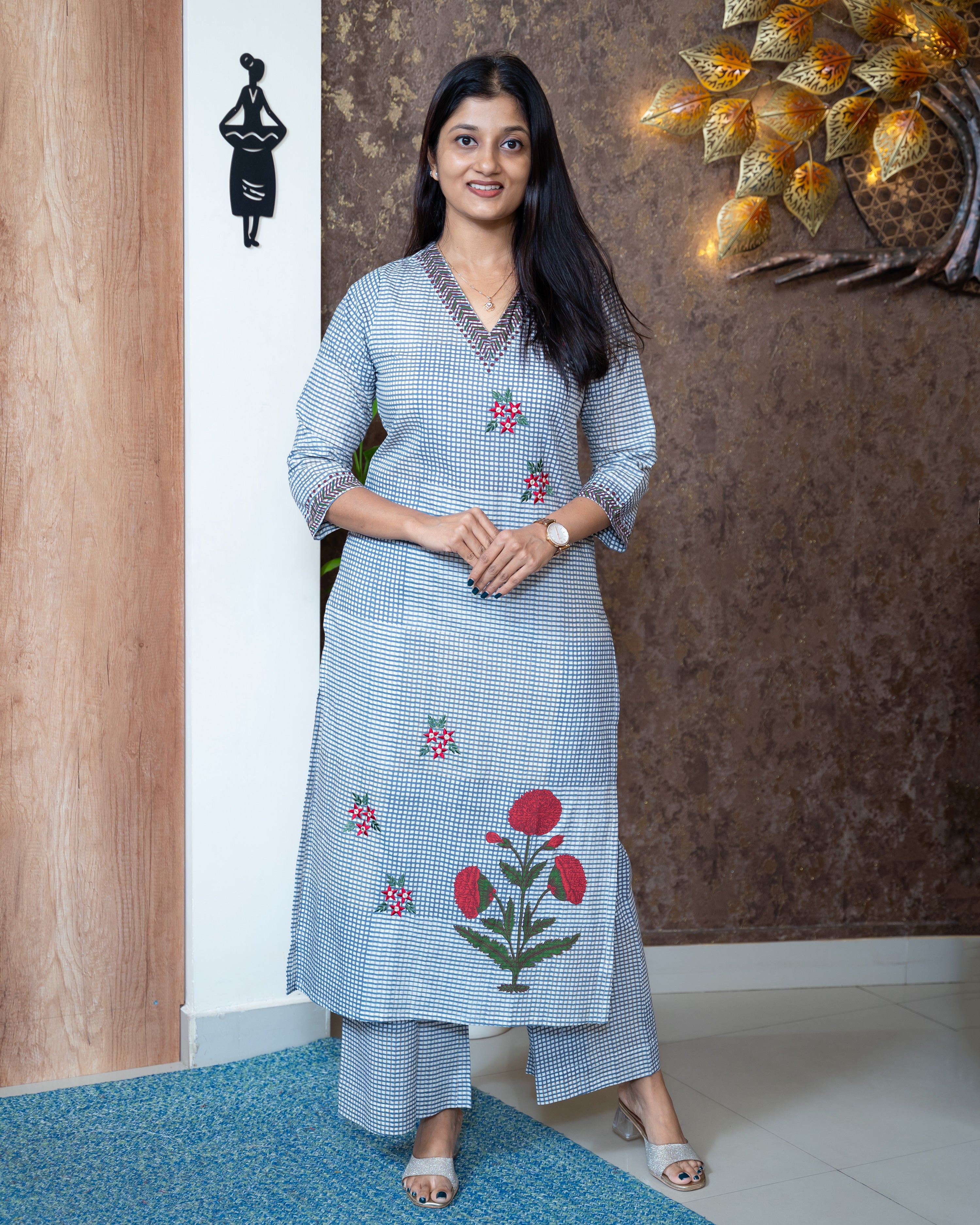 Load image into Gallery viewer, Cotton Co-Ord Set-7453
