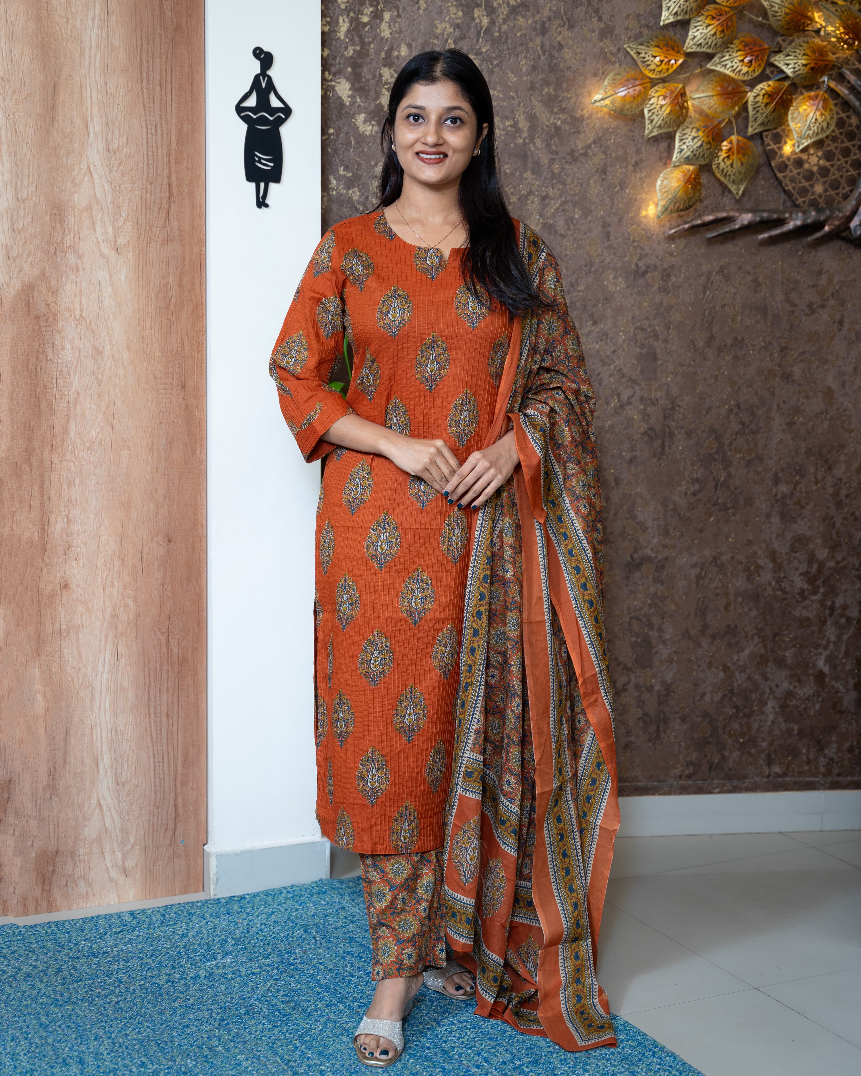 Load image into Gallery viewer, Cotton Suit-7214
