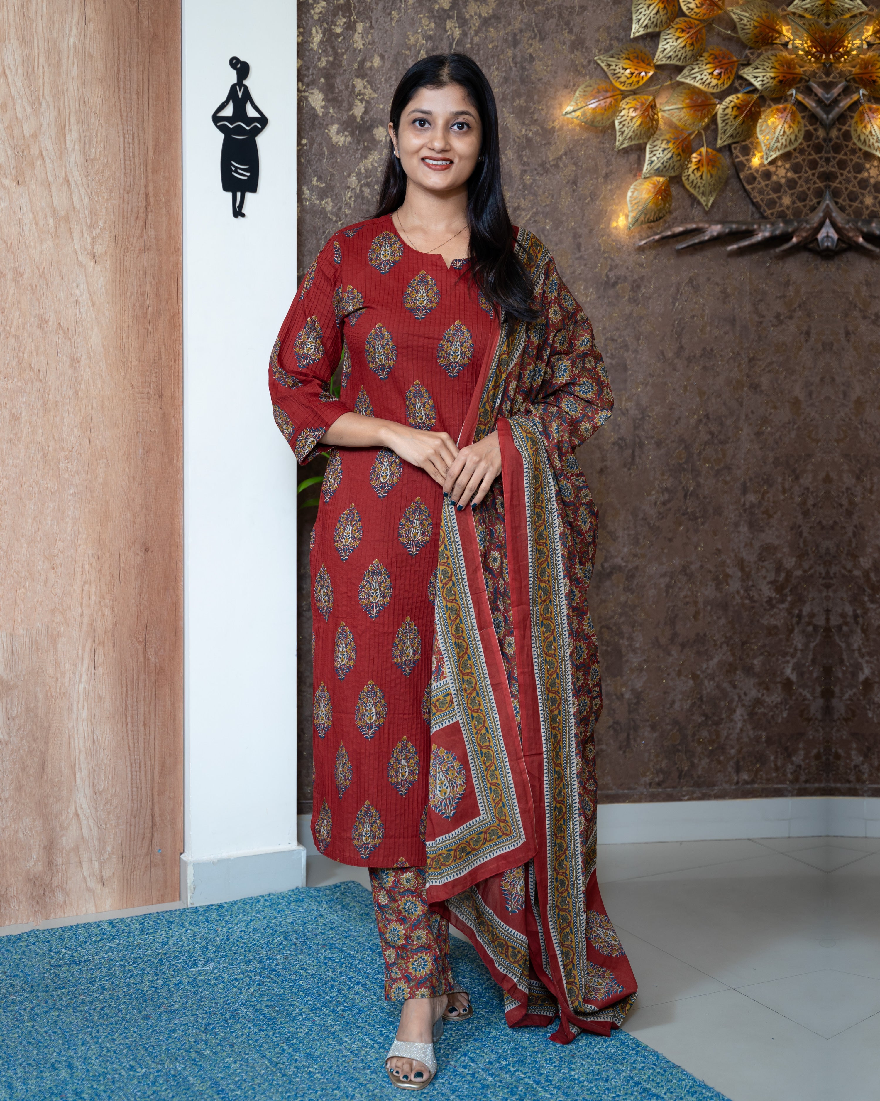 Load image into Gallery viewer, Cotton Suit-7214
