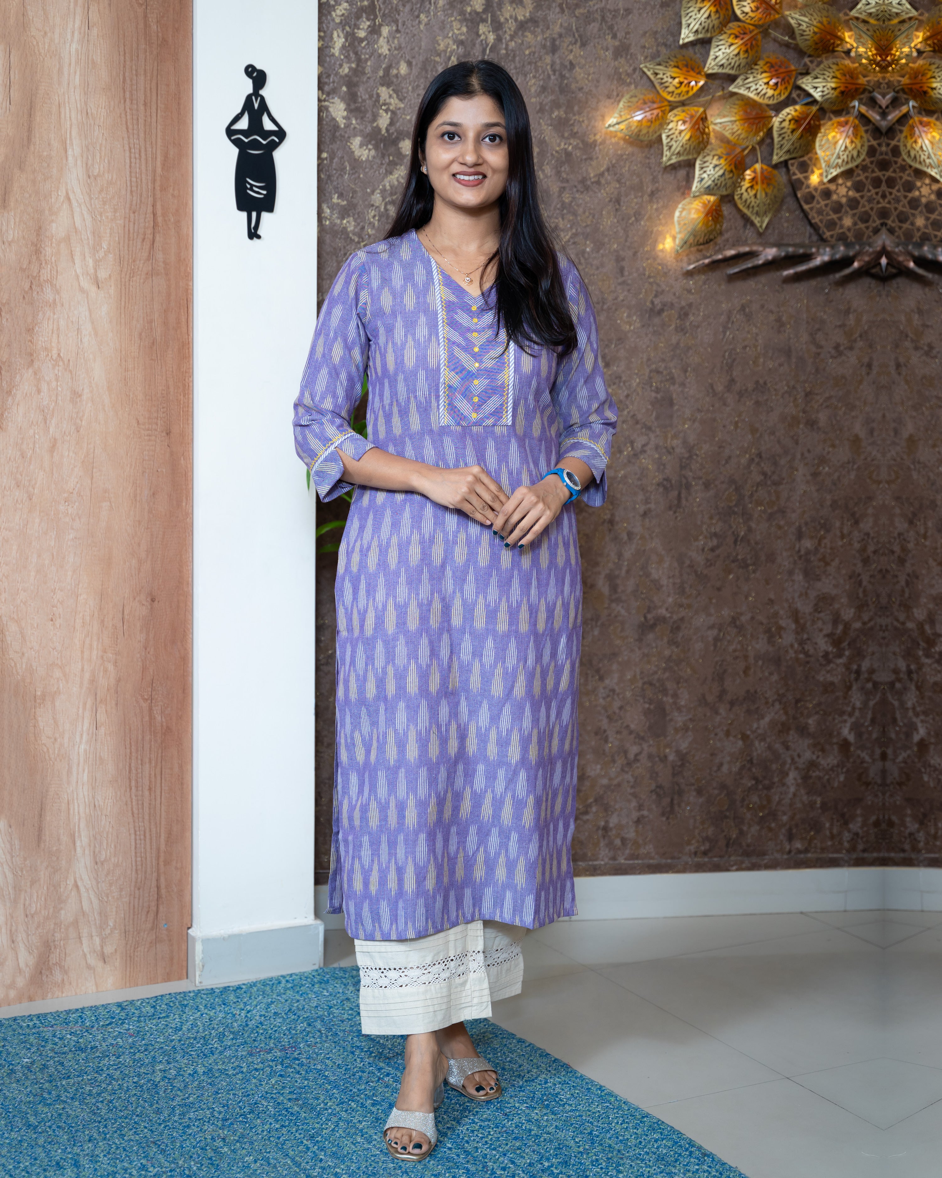 Load image into Gallery viewer, Cotton Kurti-7233
