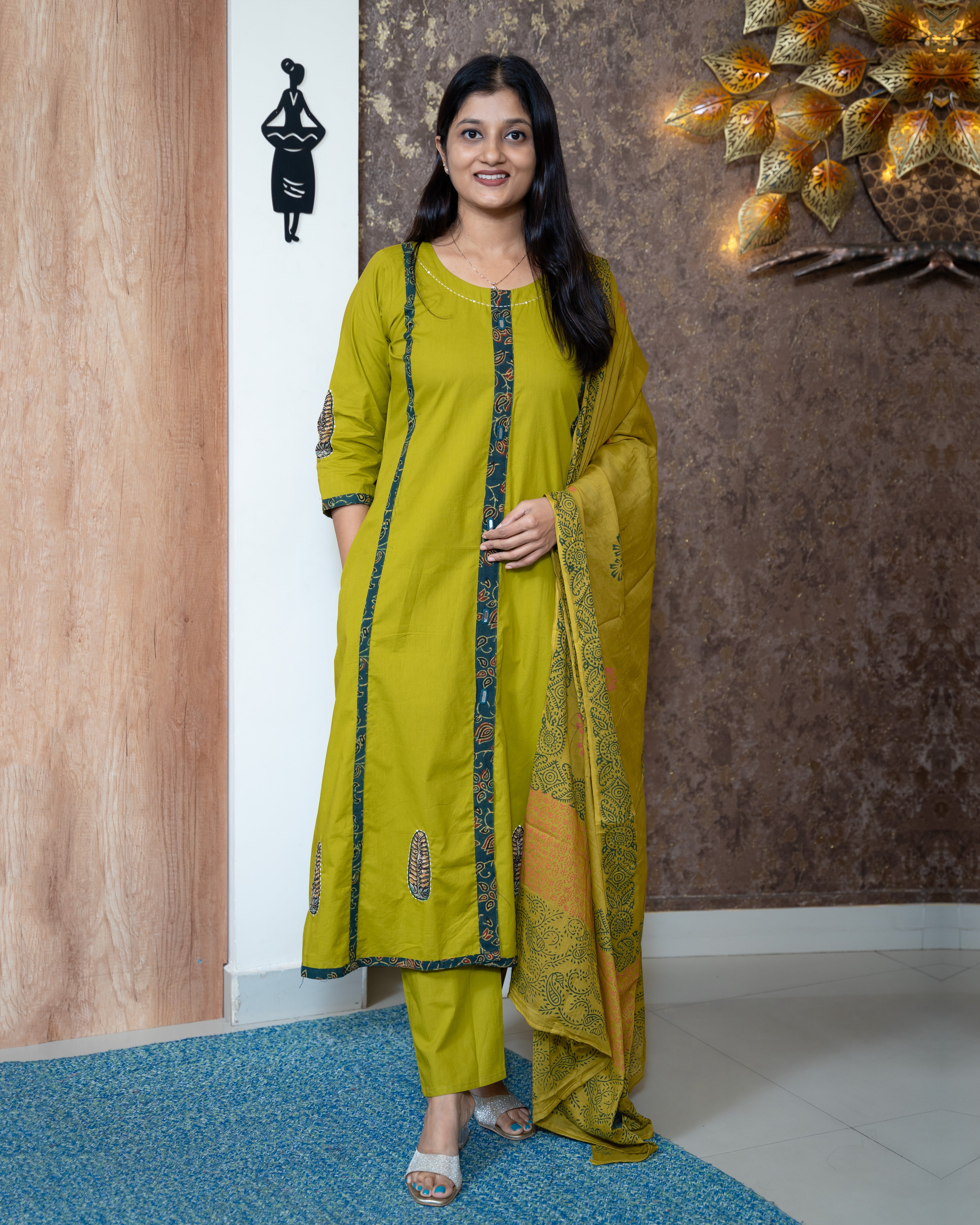 Load image into Gallery viewer, Cotton Suit-7340

