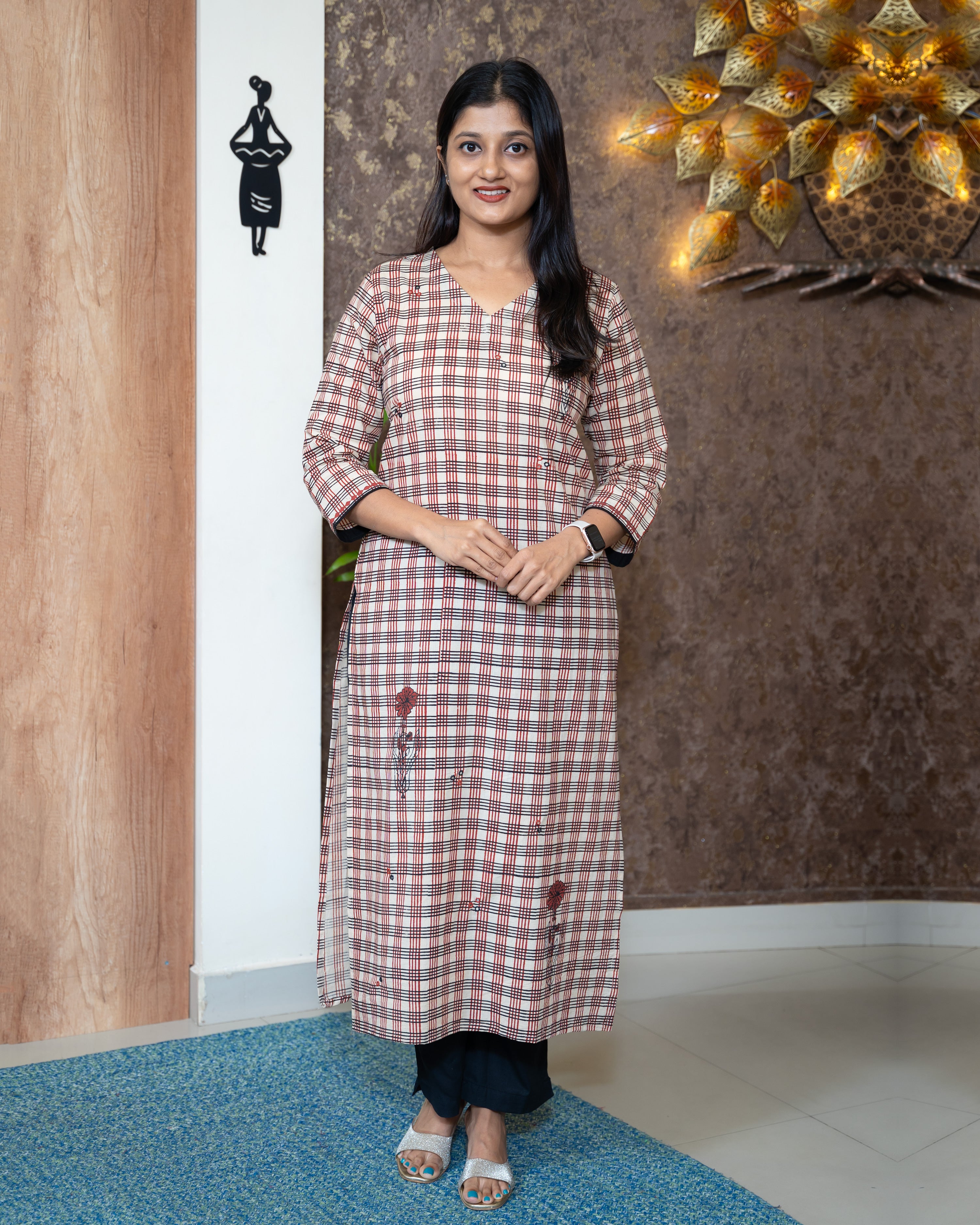 Load image into Gallery viewer, Cotton Kurti - 7328
