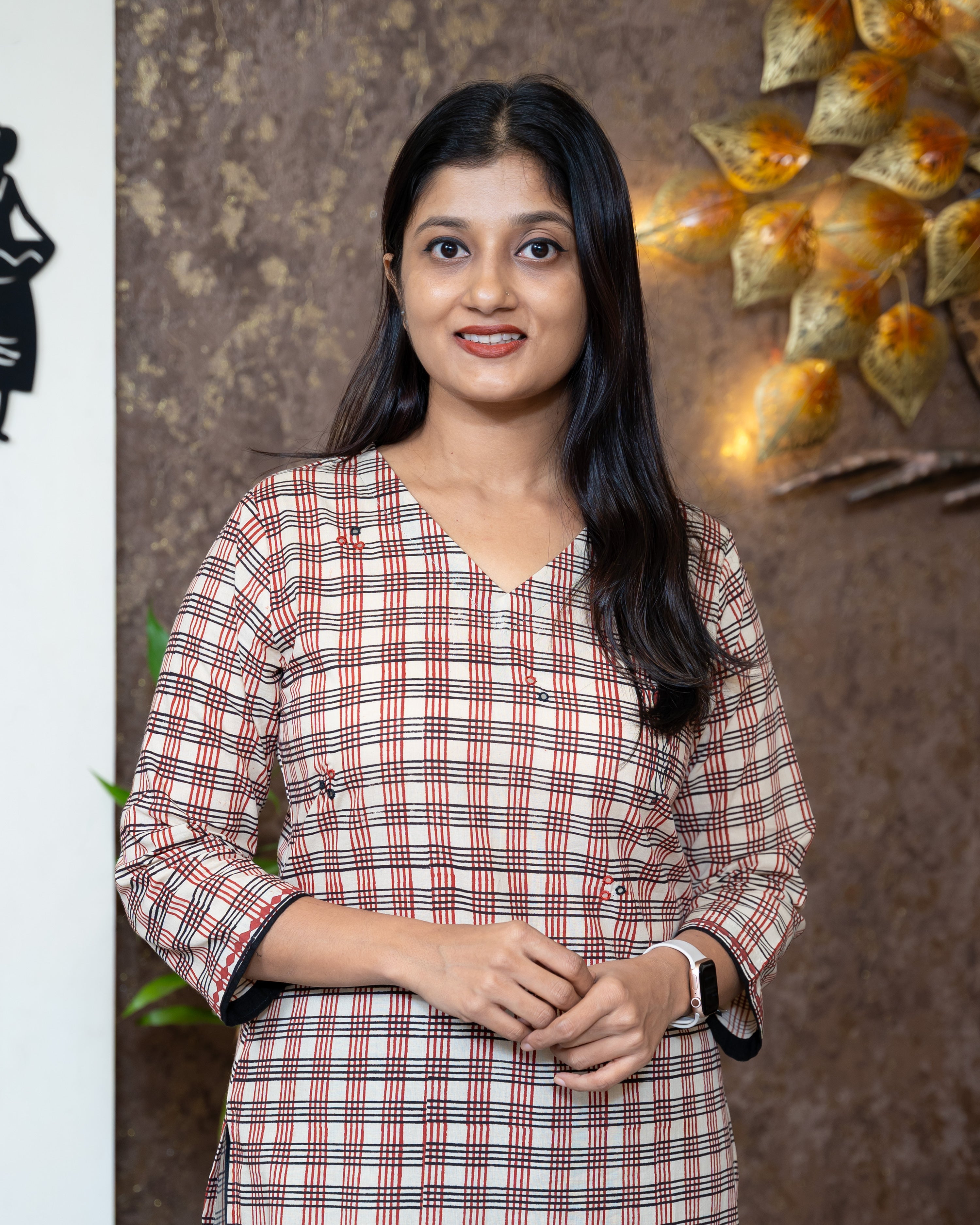 Load image into Gallery viewer, Cotton Kurti - 7328
