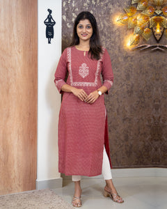 Pure Cotton Kurti-3123