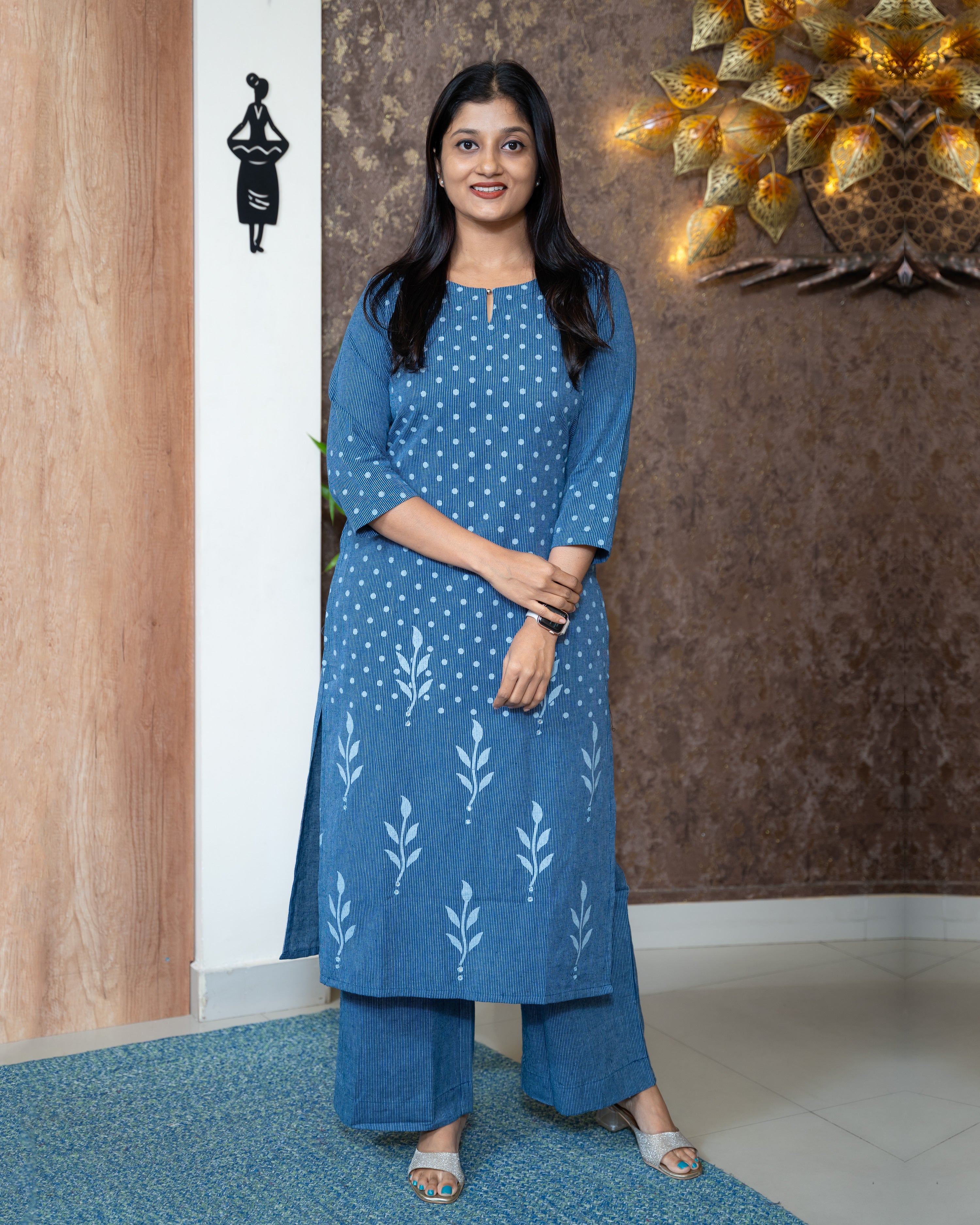 Load image into Gallery viewer, Cotton Co-Ord Set-7325
