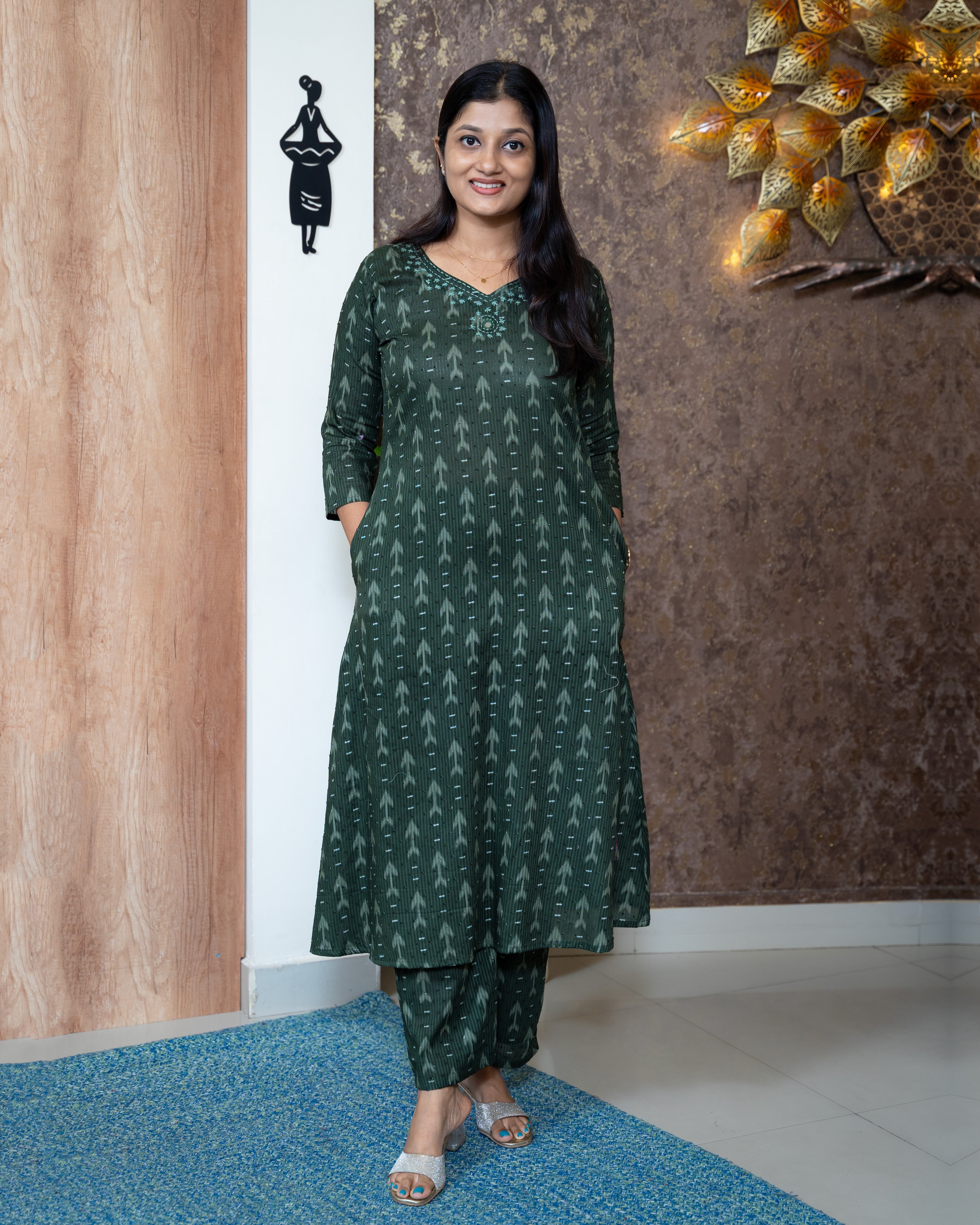 Load image into Gallery viewer, Cotton Co-Ord Set-7344

