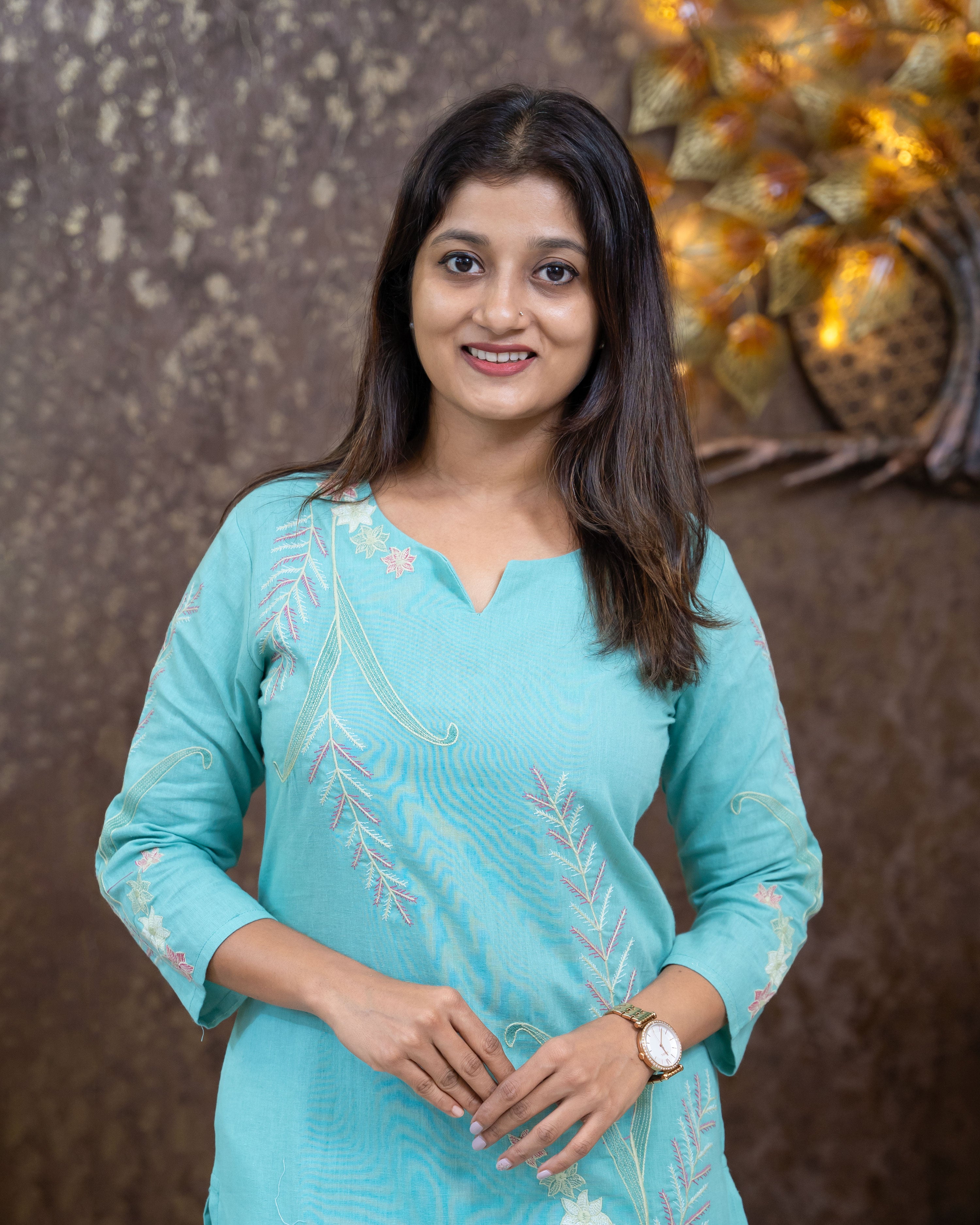 Load image into Gallery viewer, Pure Cotton Kurti set-3126
