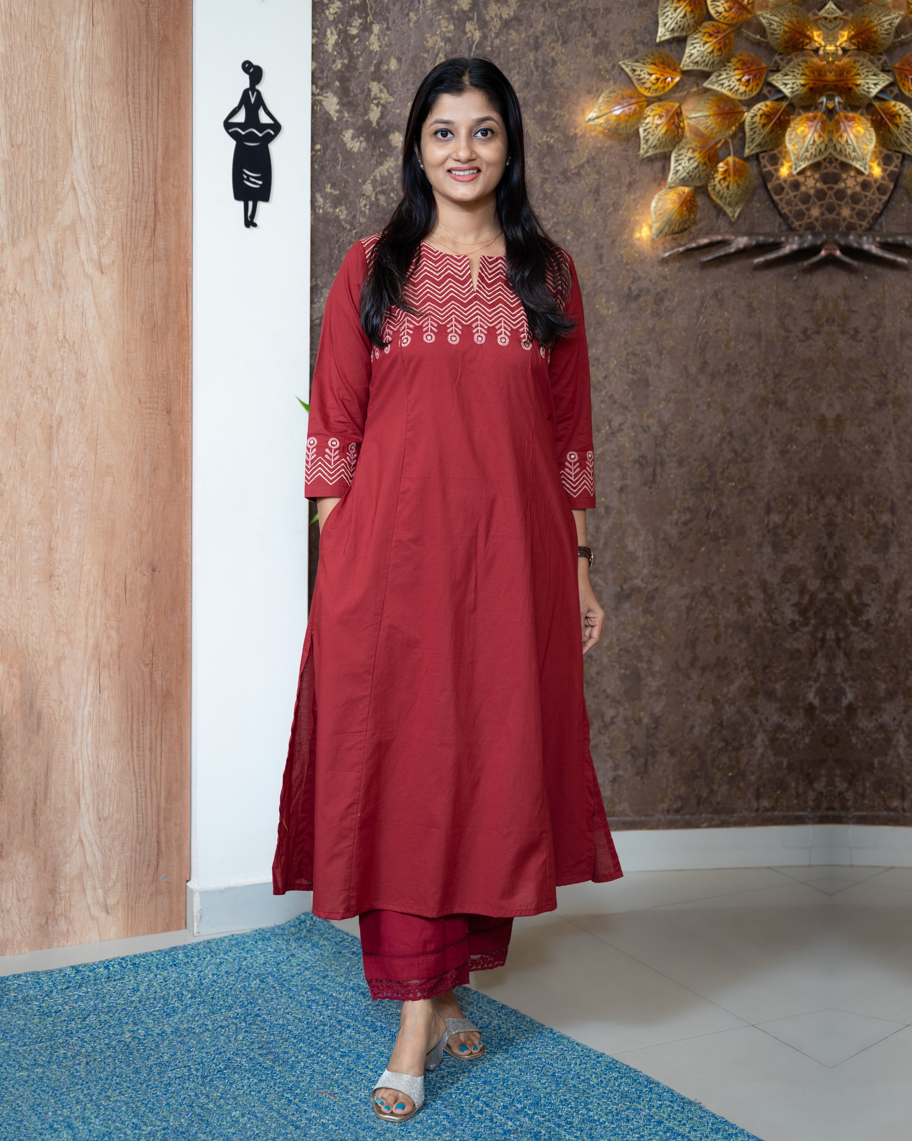 Load image into Gallery viewer, Cotton Kurti-7359
