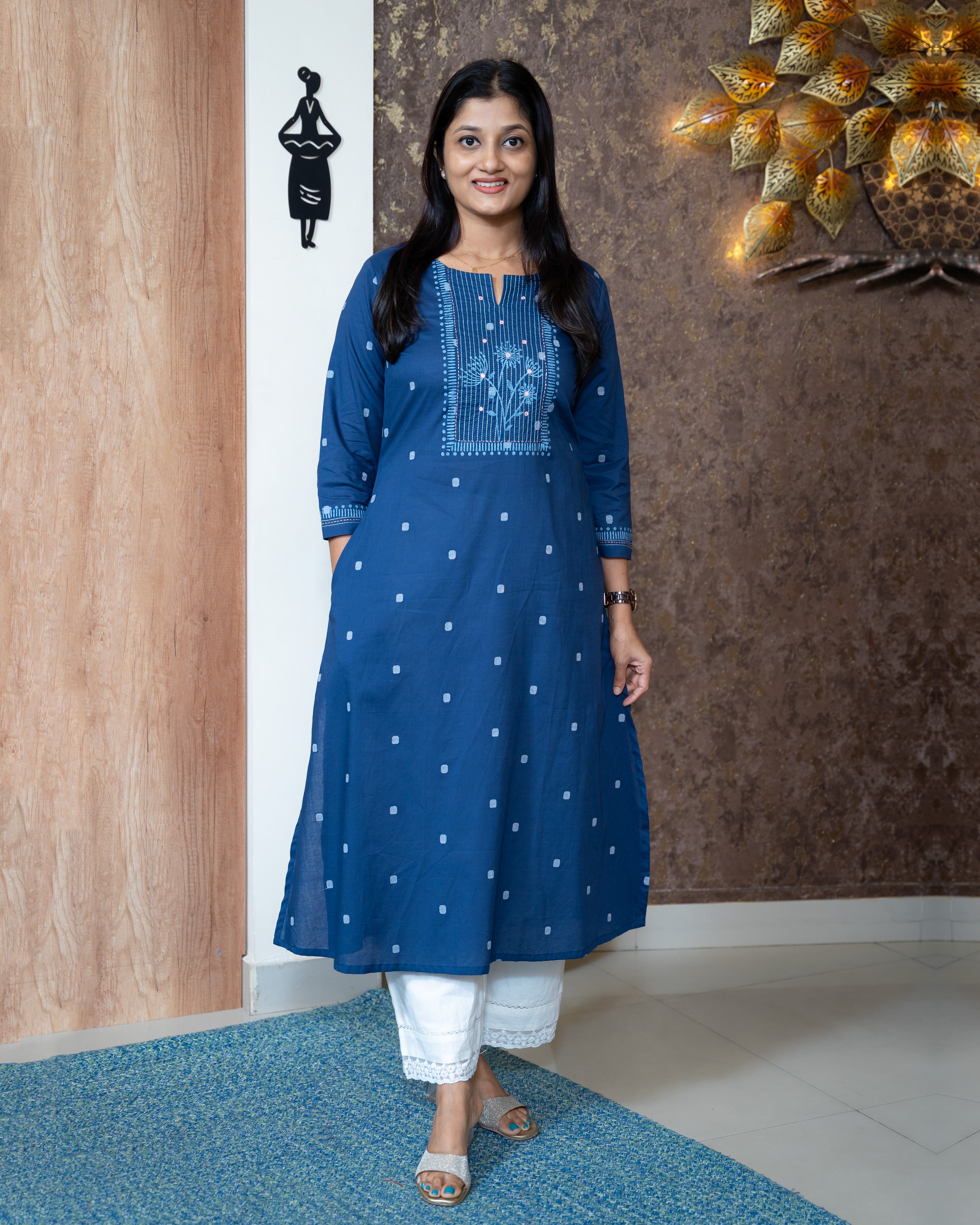Load image into Gallery viewer, Cotton Kurti-7322
