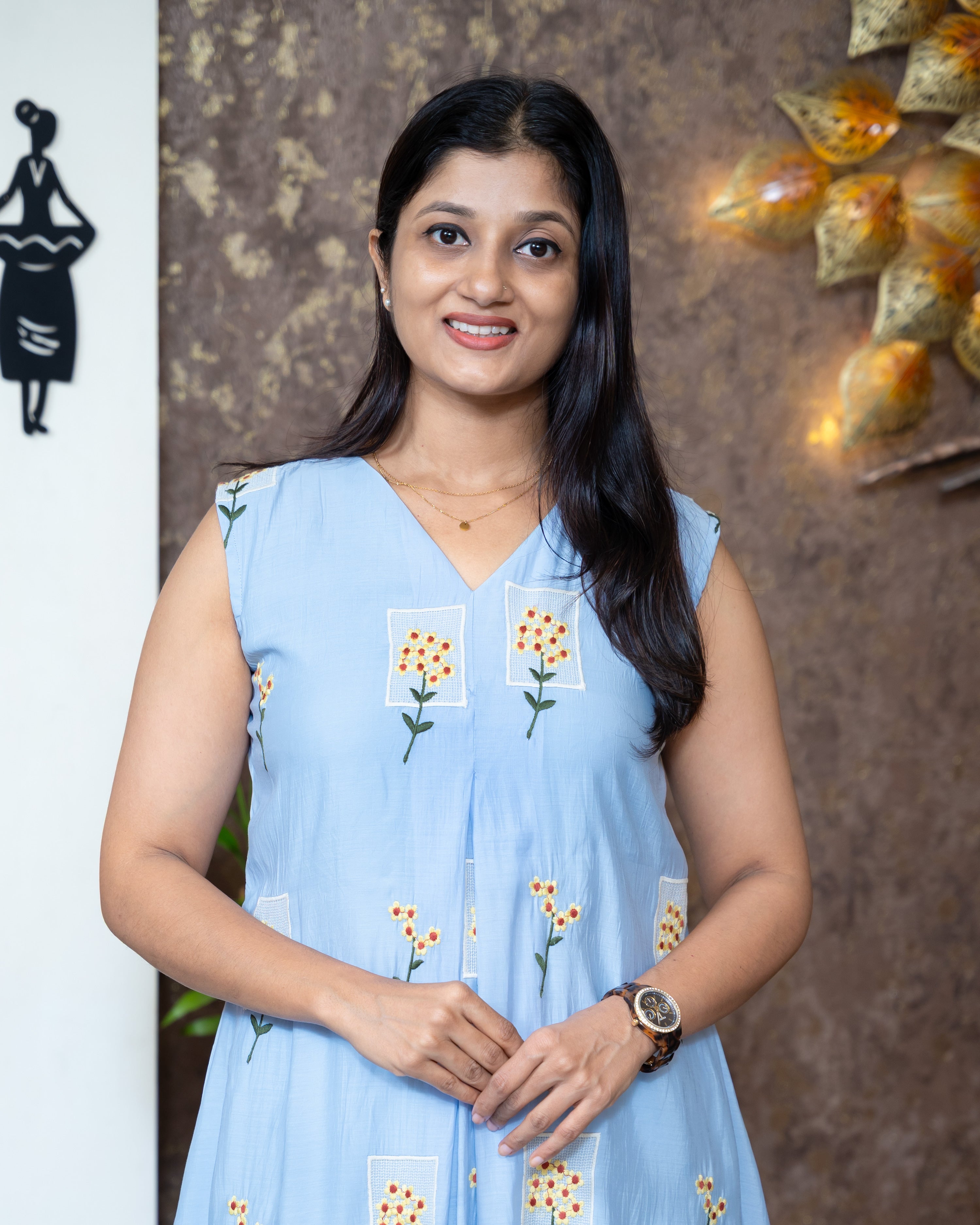 Load image into Gallery viewer, Mul Chanderi Kurti-7327
