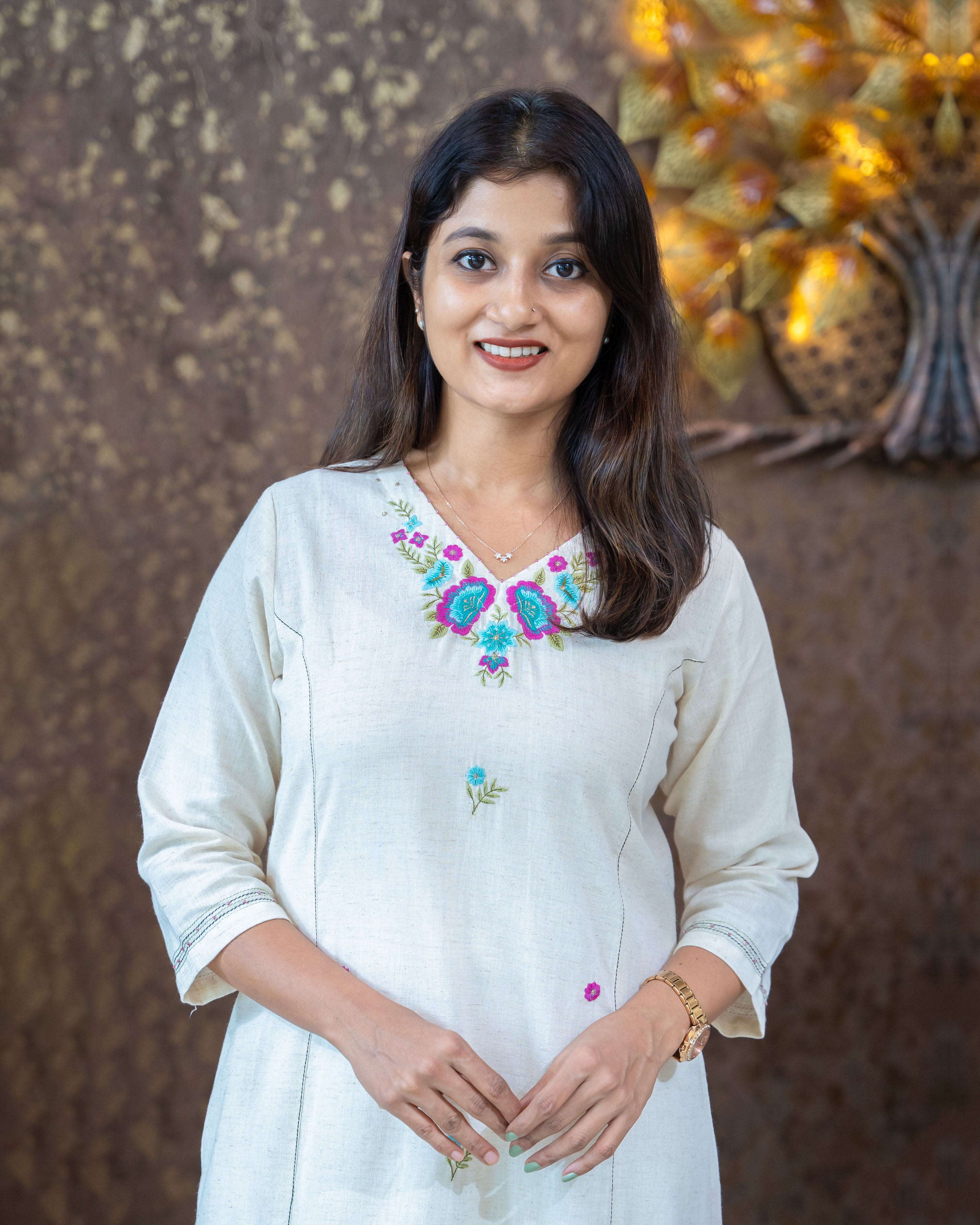 Load image into Gallery viewer, Pure Cotton Kurti-3168
