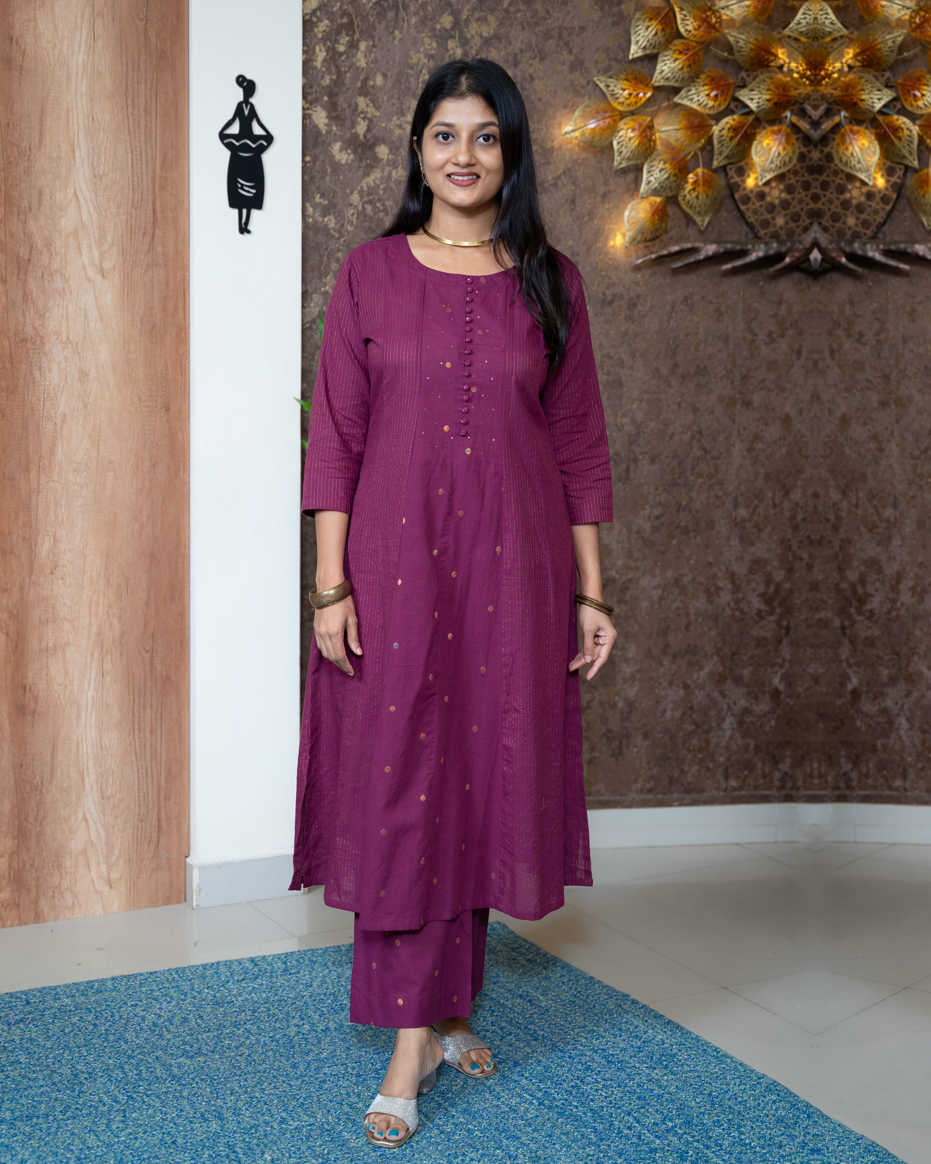 Load image into Gallery viewer, Cotton Co-Ord Set-7331
