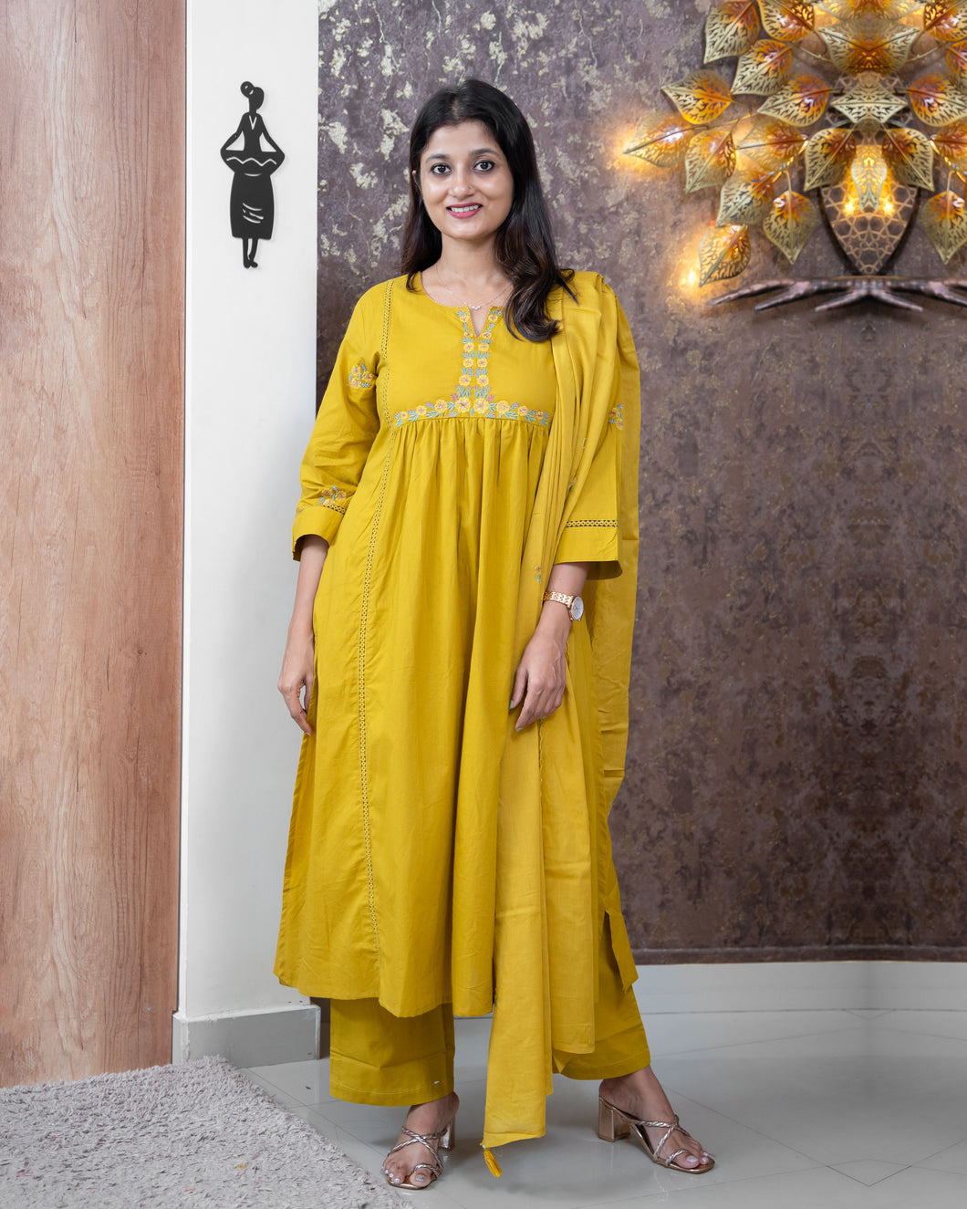 Pure Cotton Kurti Set-3188