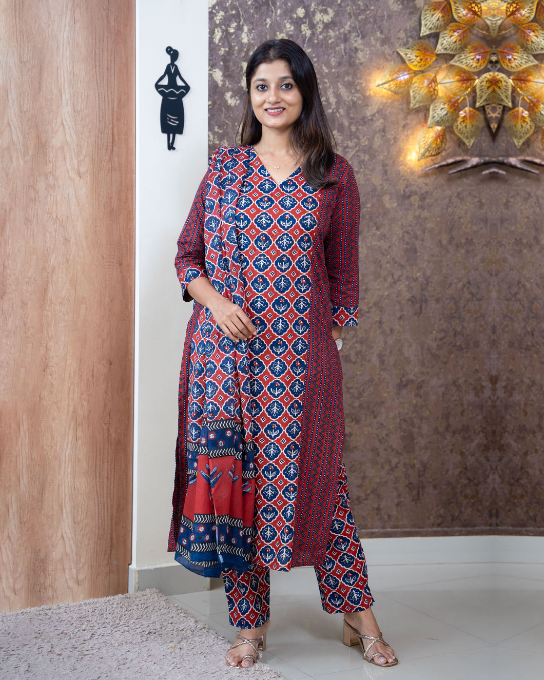 Cotton Kurti Set-3183