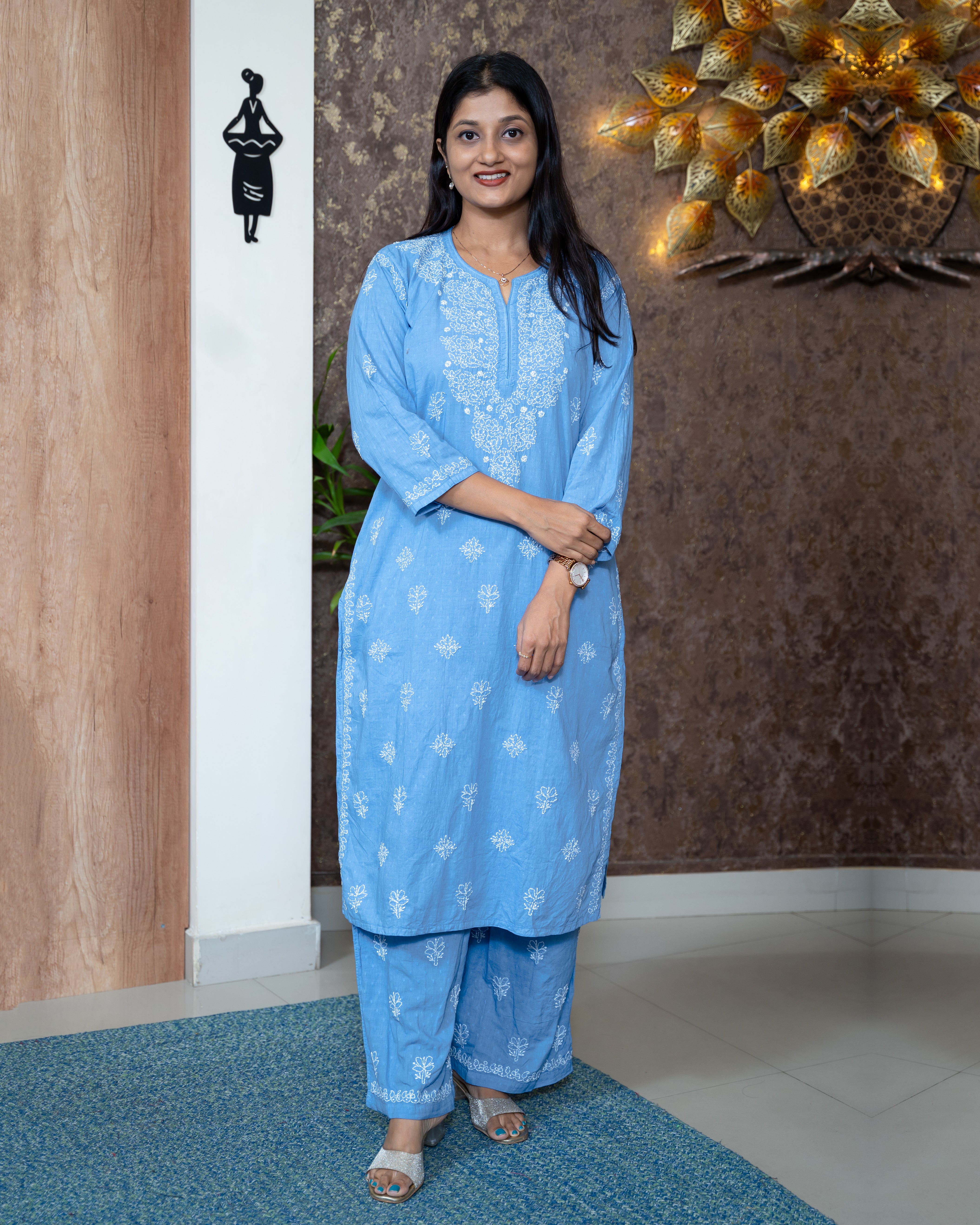 Load image into Gallery viewer, Cotton Co-Ord Set-7421
